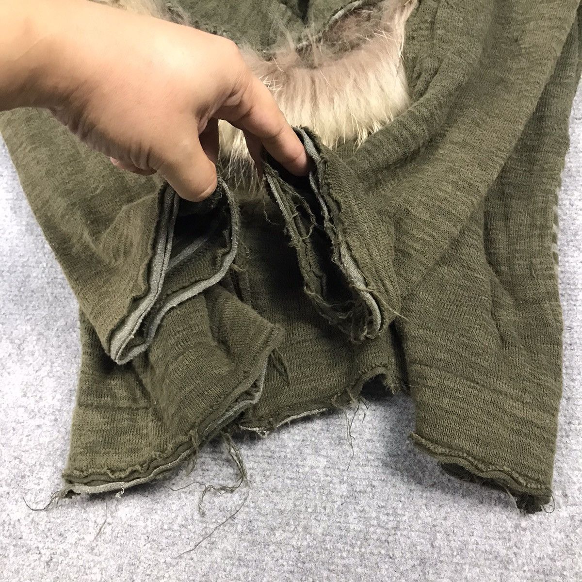 Beams Plus × If Six Was Nine × Le Grande Bleu (L.G.B.) BEAMS DISTRESS DESIGN ZIPPER FUR HOODIES PUNK ROCK STYLE Size US M / EU 48-50 / 2 - 12 Thumbnail
