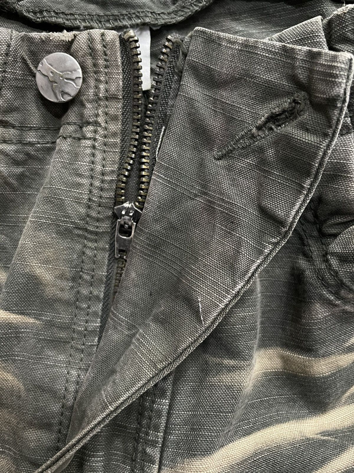 Vintage Vintage 3.Q.L Double Knee Cargo Faded With Shashiko Belt Size US 28 / EU 44 - 9 Thumbnail
