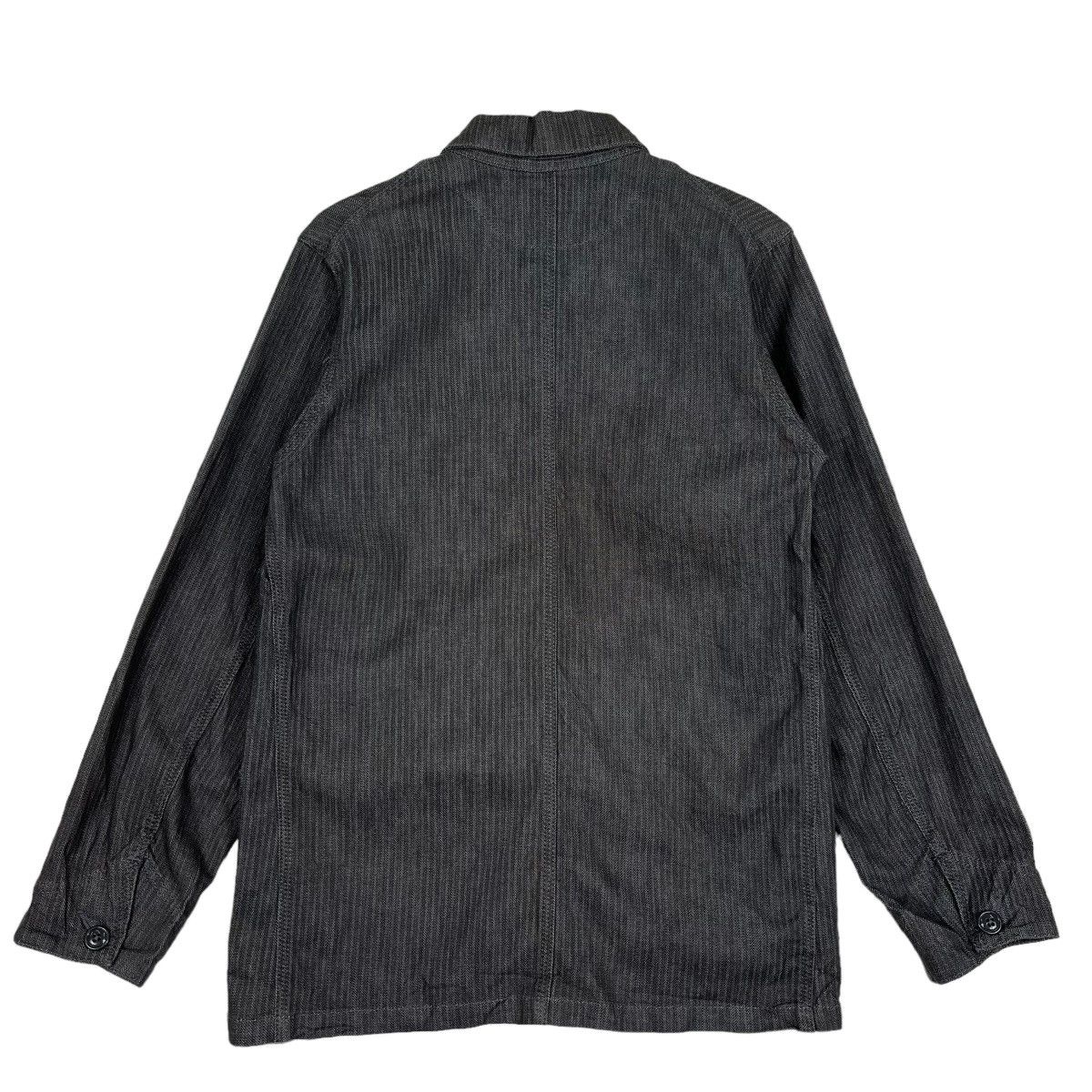 Issey Miyake 🔥 BLUE LABEL UNITED ARROWS HBT HIKORY STRIPE CHORE JACKET Size US M / EU 48-50 / 2 - 8 Thumbnail