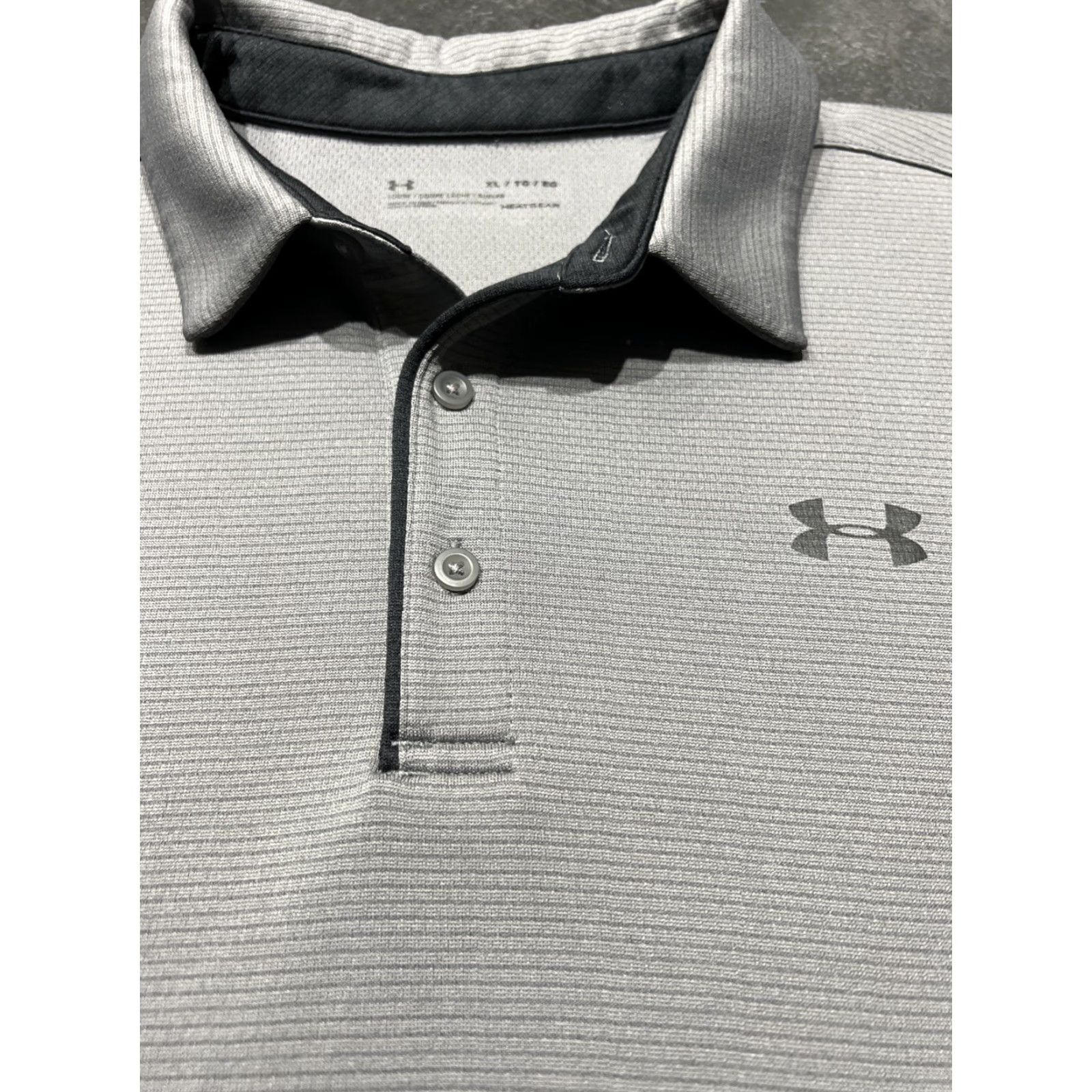 Under Armour Under Armour UA Tech Polo Shirt Gray Men’s XL Short Sleeve S/S - Golf Polo, Regular Fit, Logo, Breathable, Moisture Wicking Size US L / EU 52-54 / 3 - 5 Thumbnail