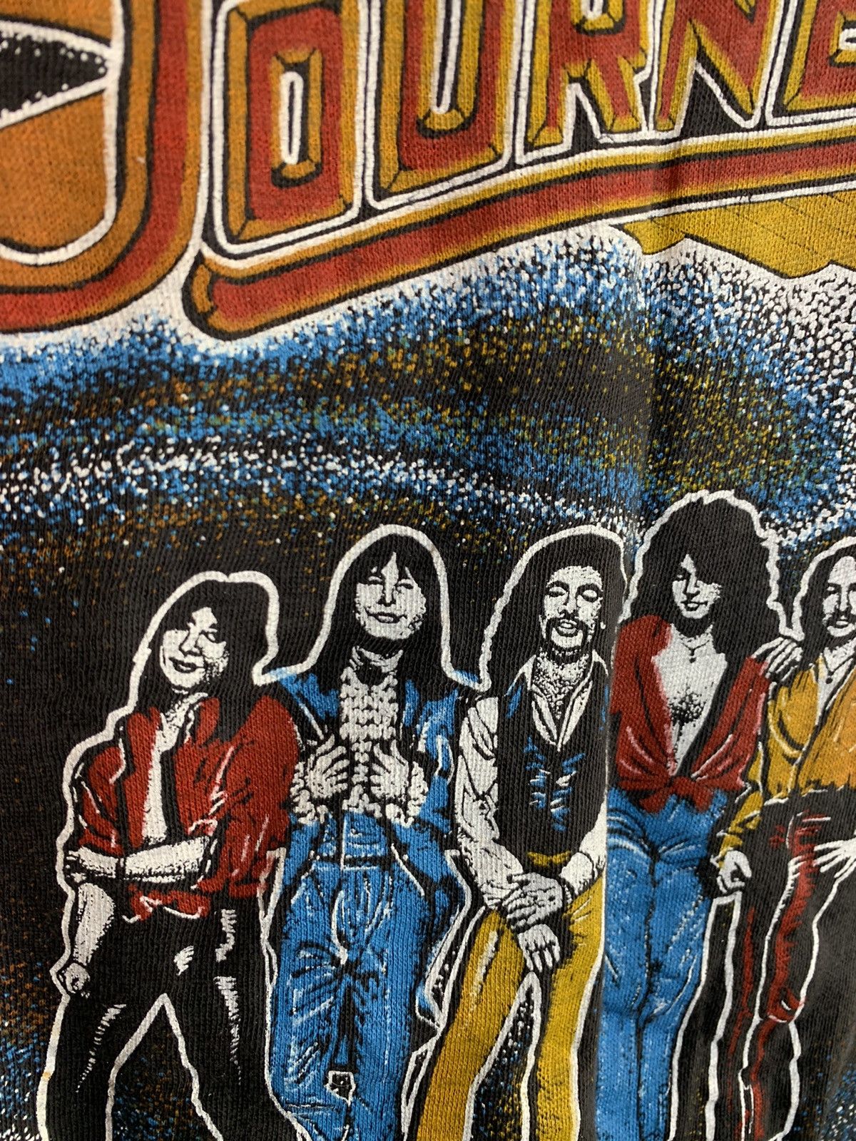Band Tees × Vintage *RARE* Vintage 1980 Journey Single Stitch Tour Band T-Shirt Size US S / EU 44-46 / 1 - 6 Thumbnail