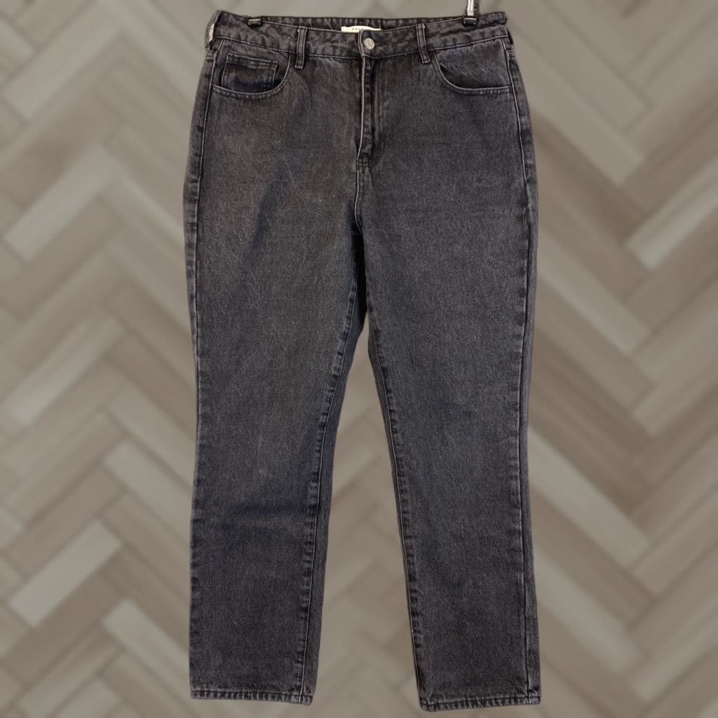 Pacsun VINTAGE PacSun Mom Jeans Black Acid Wash Size 30 Womens Regular Waist Inseam 28 inches Size 30" / US 8 / IT 44 - 1 Thumbnail