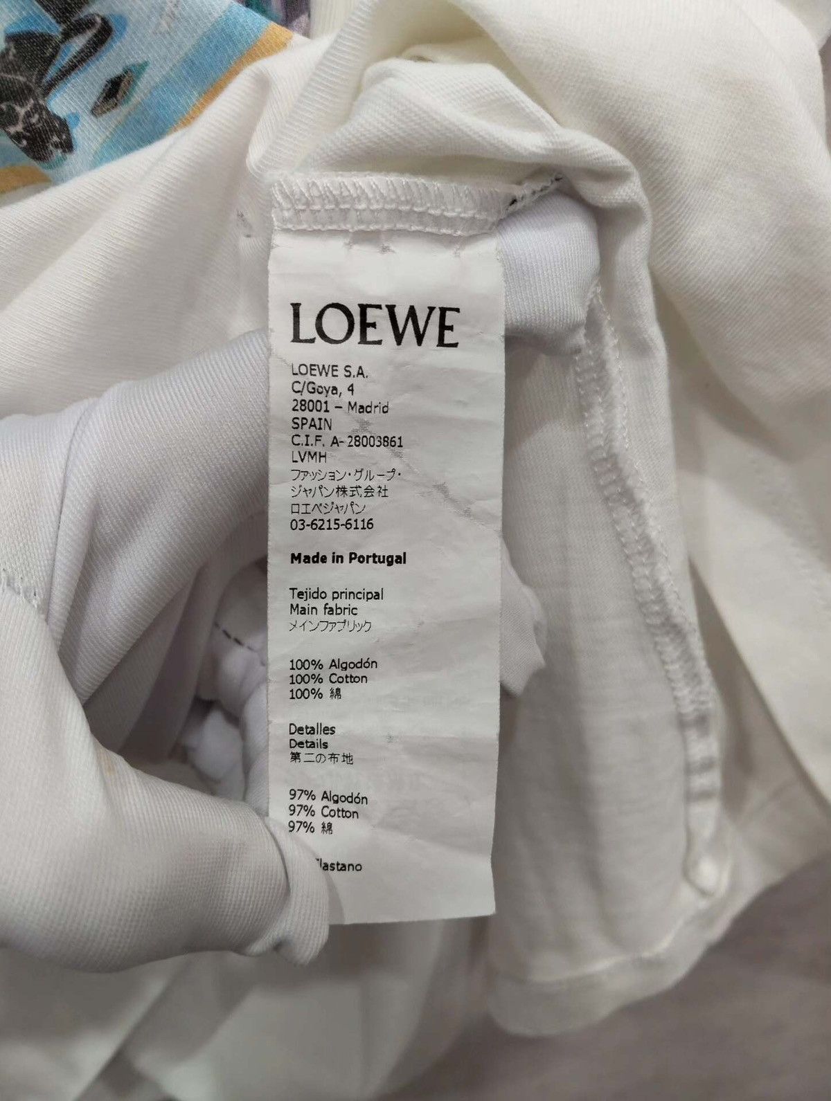 Loewe Loewe AW19 Painting Short Sleeve T-shirt Size S Size US S / EU 44-46 / 1 - 5 Thumbnail