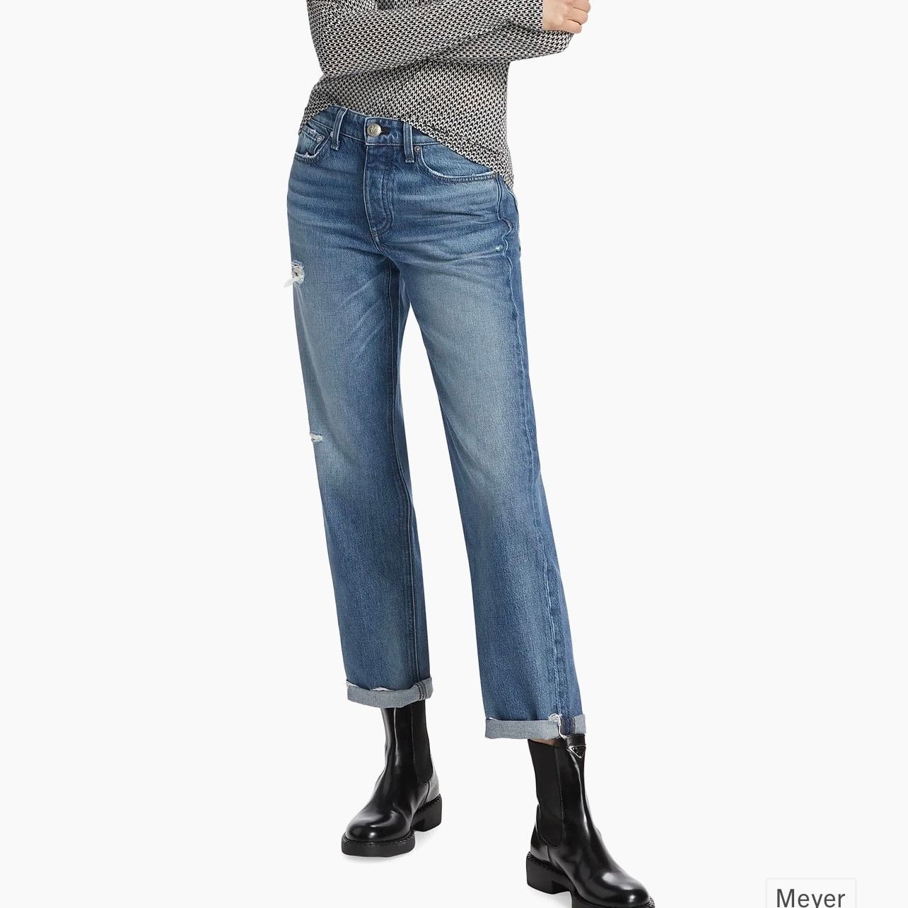Rag & Bone rag & bone Dre Low-Rise Baggy Boyfriend Jeans 28 Size 28" / US 6 / IT 42 - 2 Thumbnail