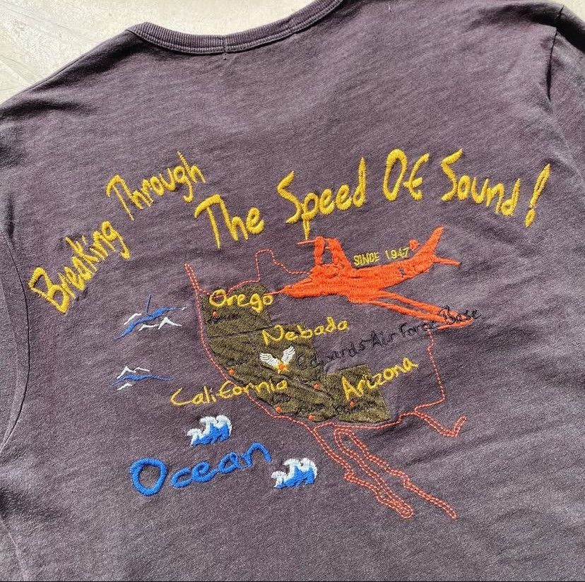 Avirex Vintage Avirex USA “Eagles” Embroidered LS Tee Size US L / EU 52-54 / 3 - 6 Thumbnail