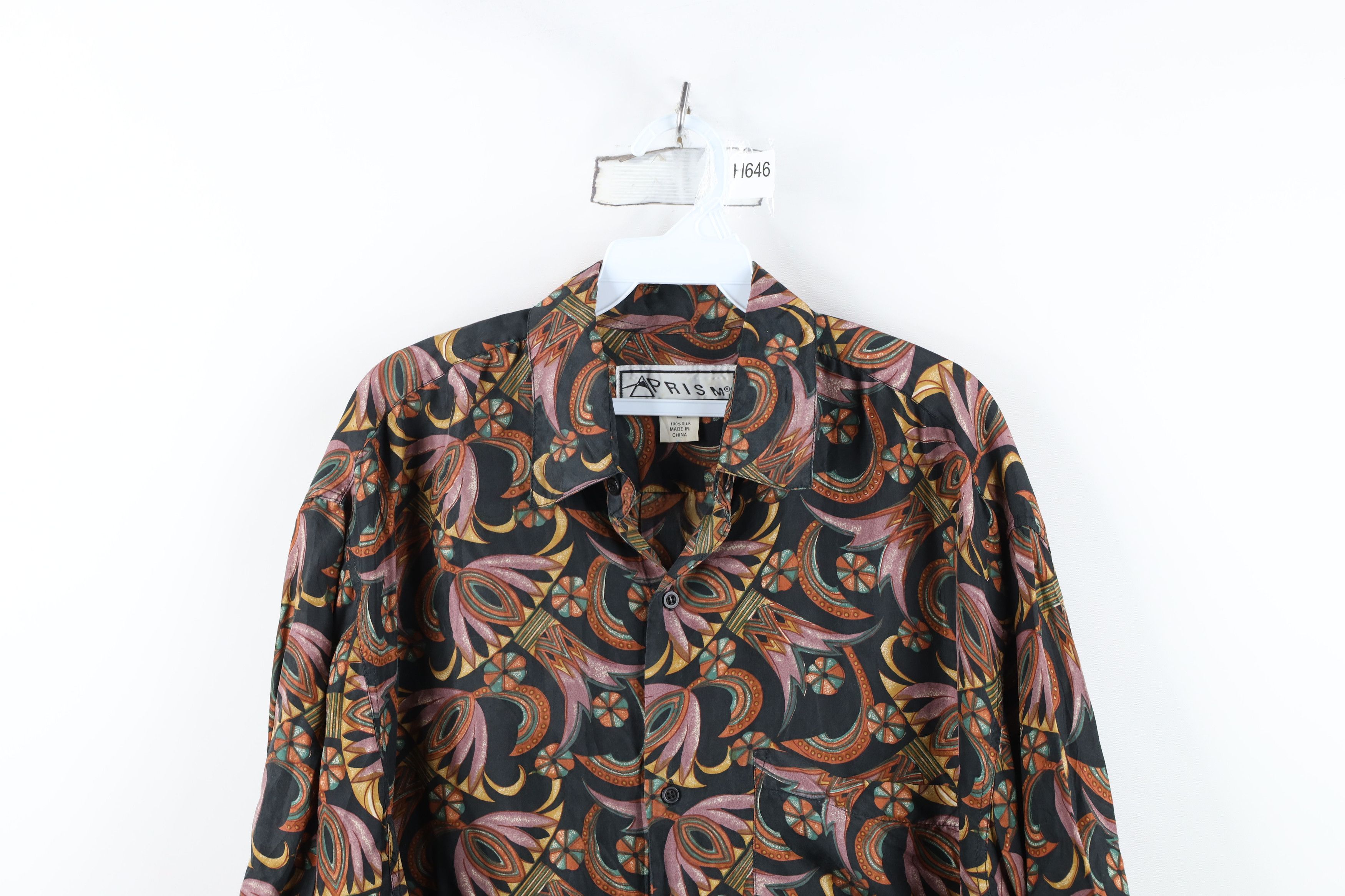 Vintage Vintage 90s Streetwear Baggy Fit Collared Button Shirt Size US L / EU 52-54 / 3 - 2 Thumbnail