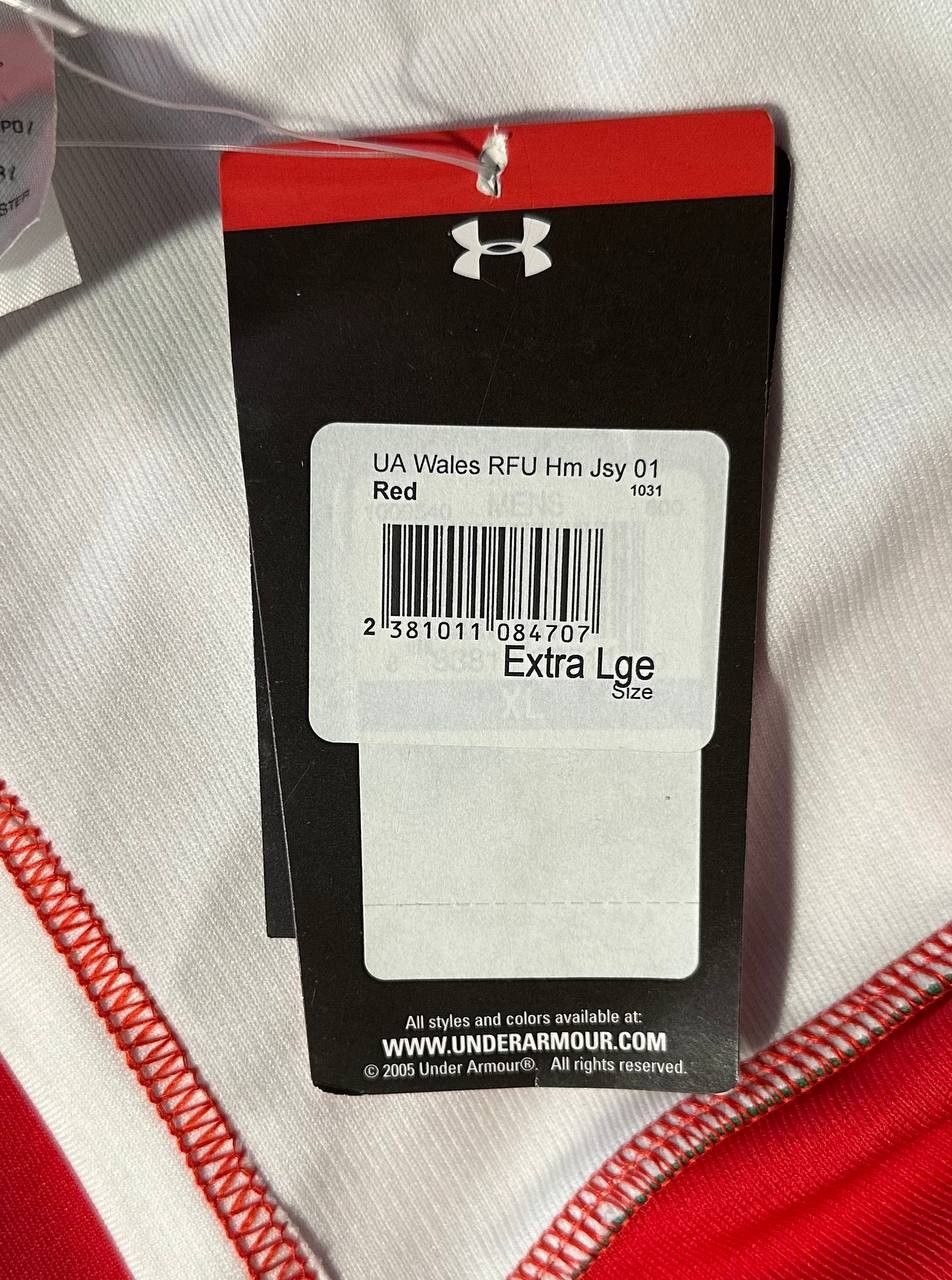 Under Armour WRU Wales Rugby Union Brains SA Calon Under Armour Jersey Size US XL / EU 56 / 4 - 11 Thumbnail