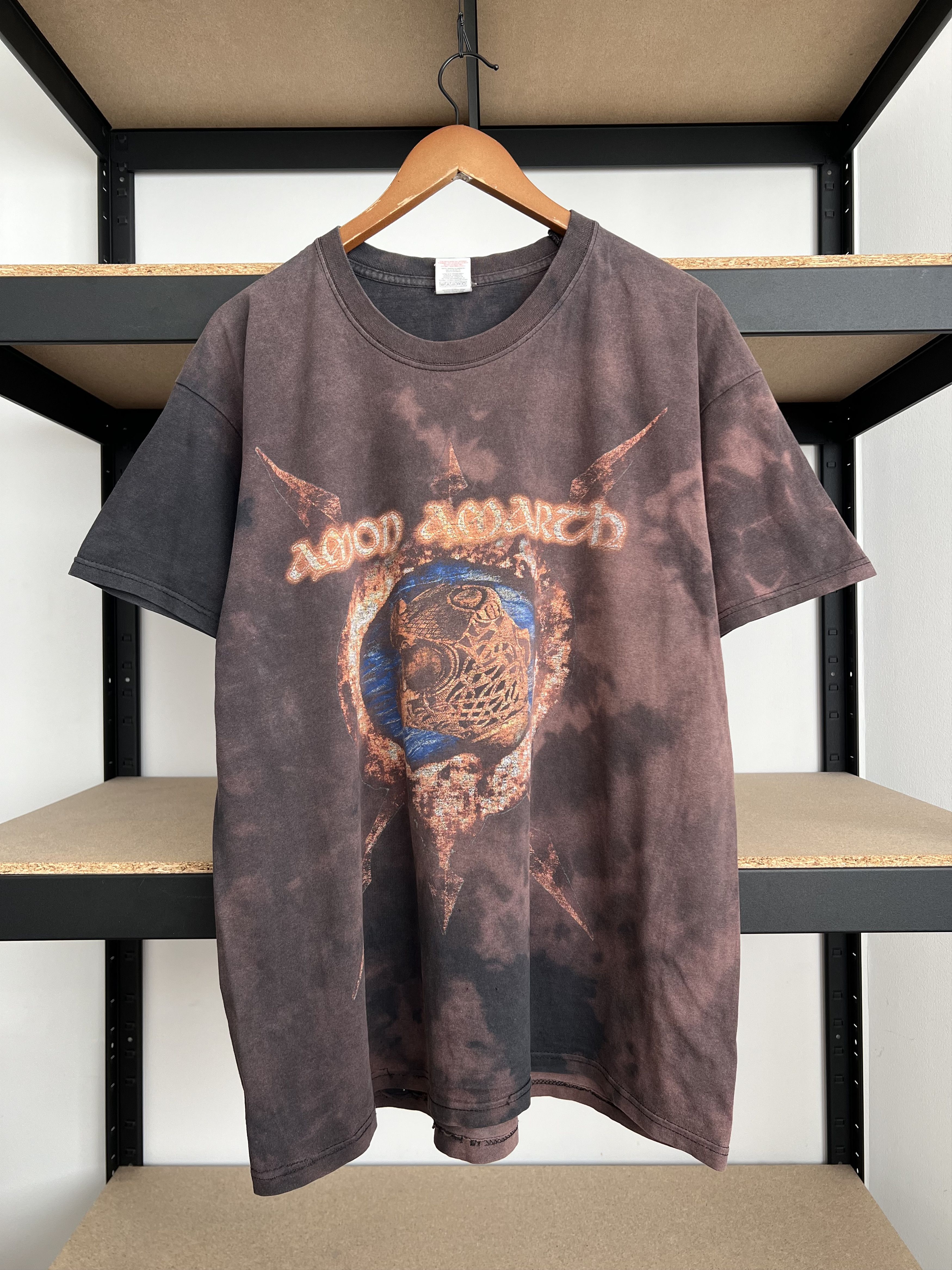 Band Tees Vintage 2000s Amon Amarth Metal Band Bleach Tie Dye T-shirt Size US XL / EU 56 / 4 - 1 Thumbnail