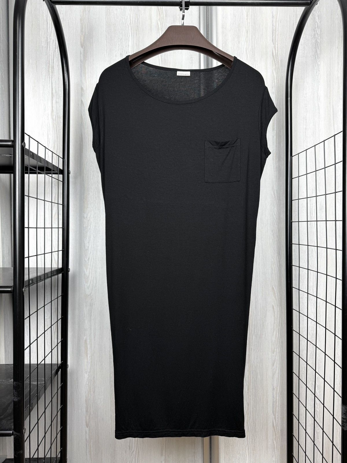 Annette Gortz Annette Gortz Sari black short sleeve viscose midi dress S Size S / US 4 / IT 40 - 2 Thumbnail