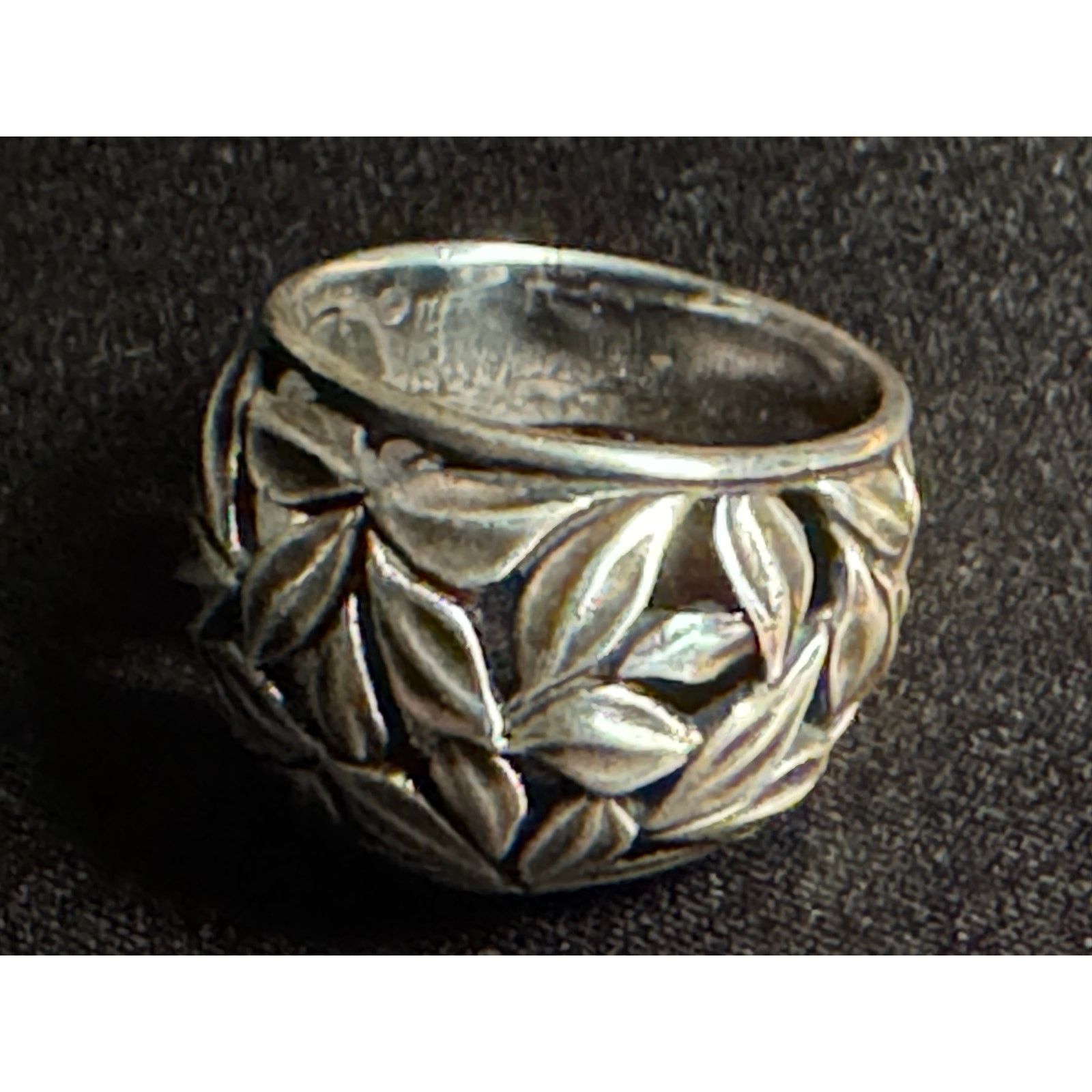 Other James Avery 925 Silver Open Leaves Dome Ring Size 8 Size ONE SIZE - 1 Thumbnail