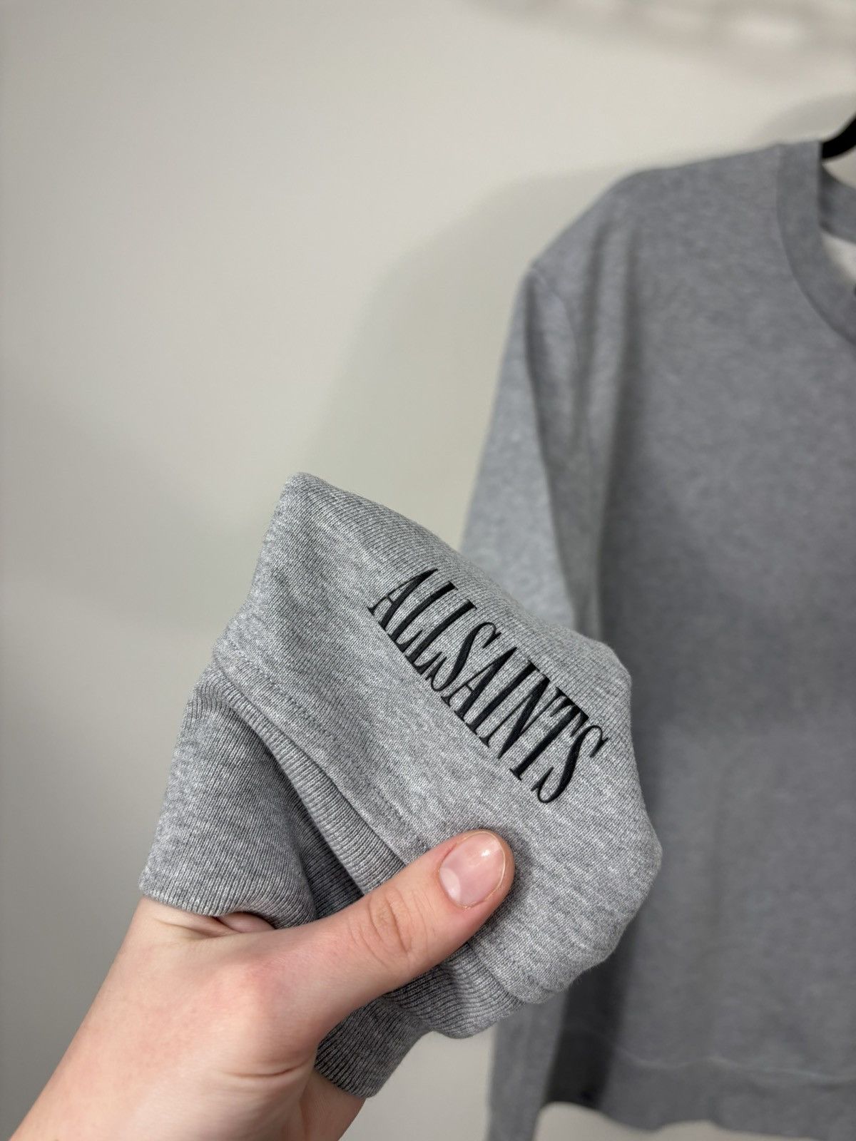 Allsaints AllSaints Men’s Target Crew Arrow Logo Grey Sweatshirt Size US M / EU 48-50 / 2 - 8 Thumbnail