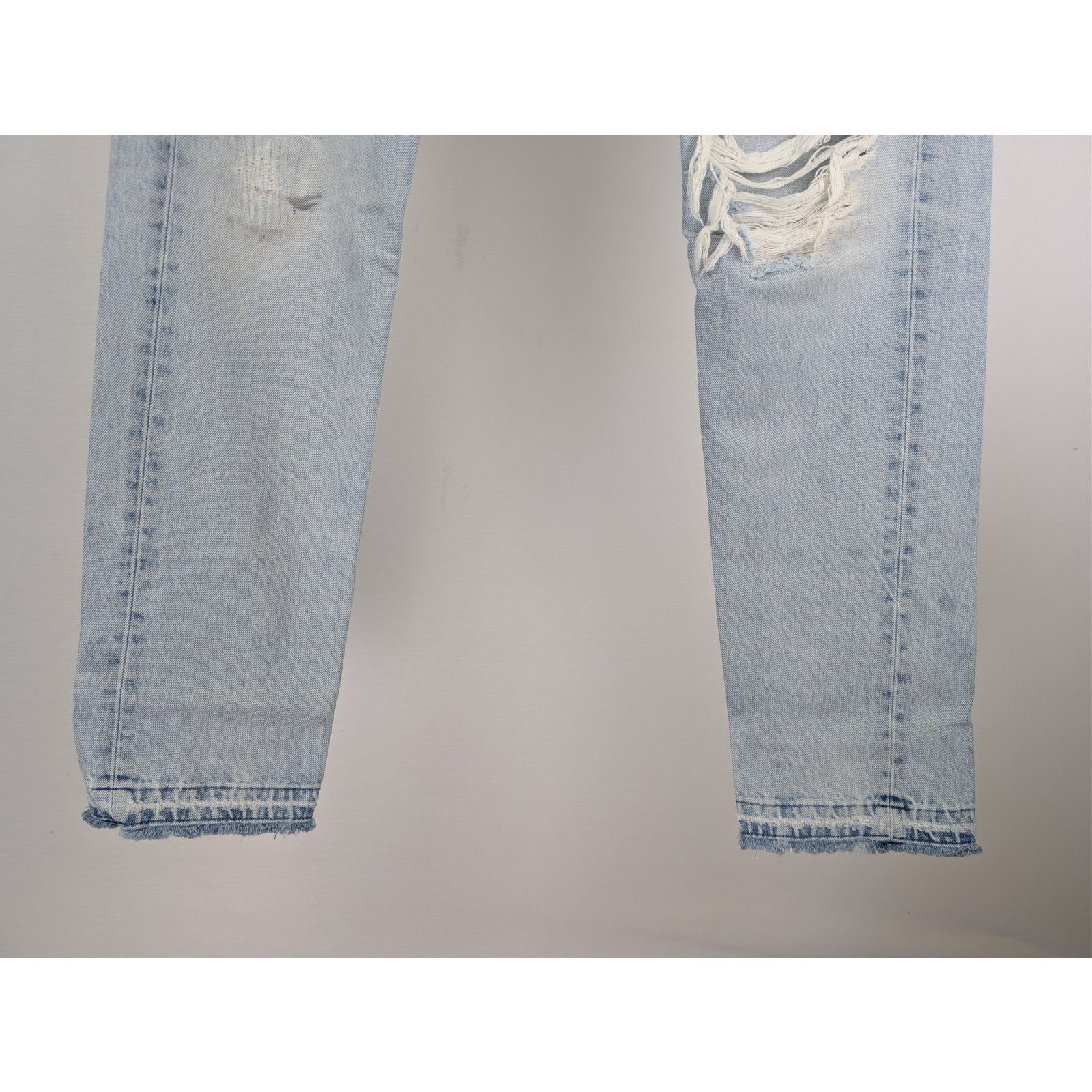 Gallery Dept. o1rshd1 Ken Ripped slim-cut jeans in a blue cotton denim Size US 32 / EU 48 - 3 Thumbnail