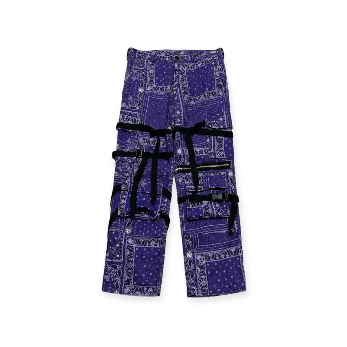 Japanese Brand × NUBIAN × Rogic Paisley Bondage Pants Size US 31 - 3 Thumbnail