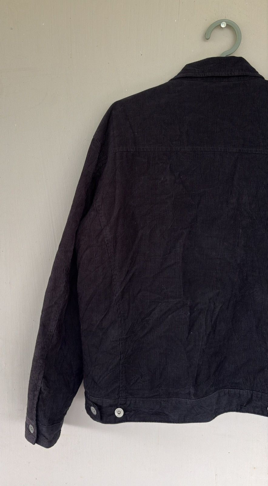 Japanese Brand Compass Black Corduroy Jacket Button-Up Size US XXL / EU 58 / 5 - 10 Thumbnail