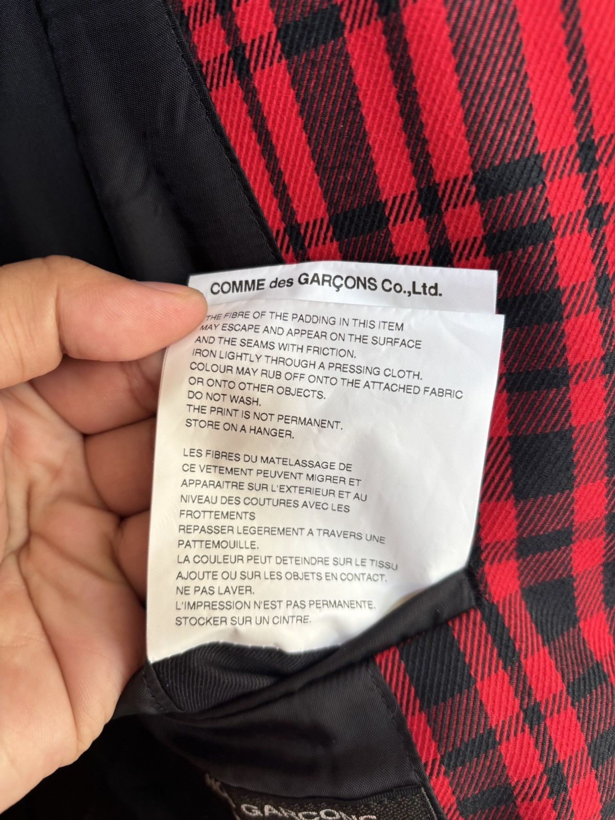 Comme des Garcons Homme Plus Comme Des Garcons Homme Plus - Check Printed Jacket Size US M / EU 48-50 / 2 - 9 Thumbnail