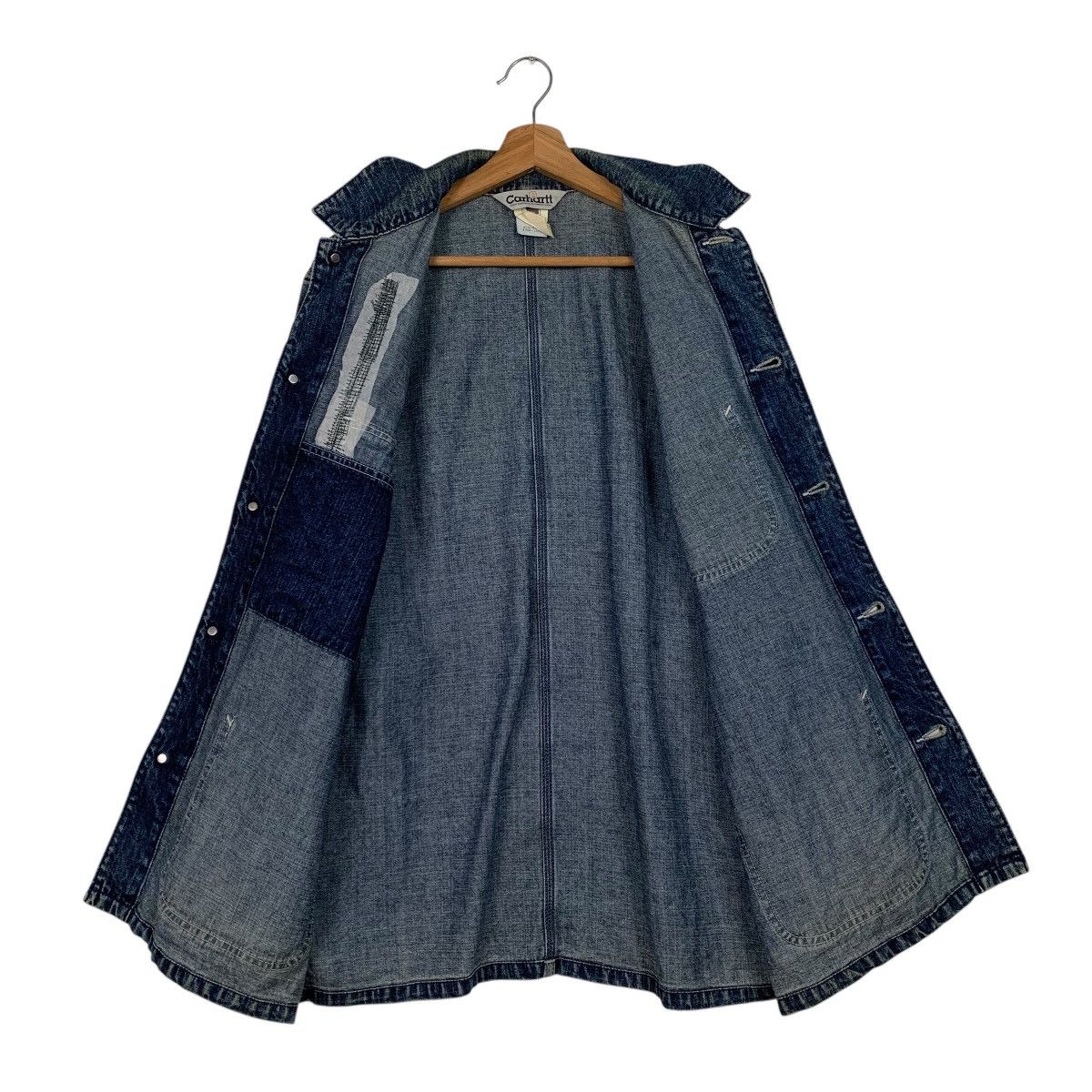 Carhartt Vintage Carhatt Denim Chore Jacket Size US L / EU 52-54 / 3 - 11 Thumbnail