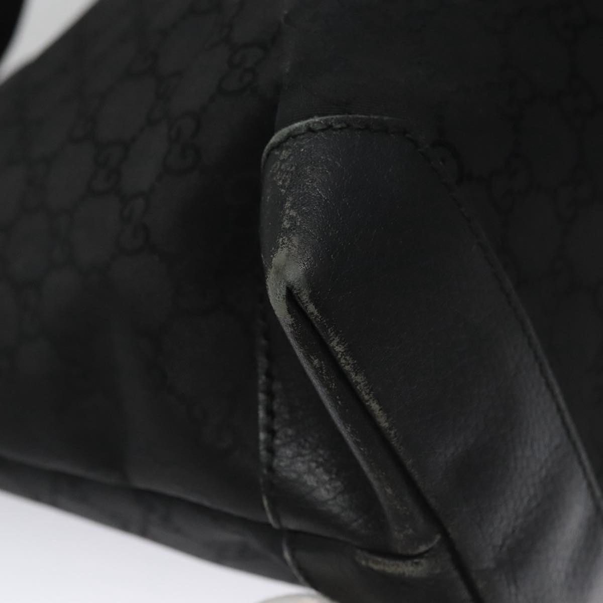 Gucci GUCCI GG Canvas Tote Bag Outlet Black Silver Size ONE SIZE - 13 Thumbnail