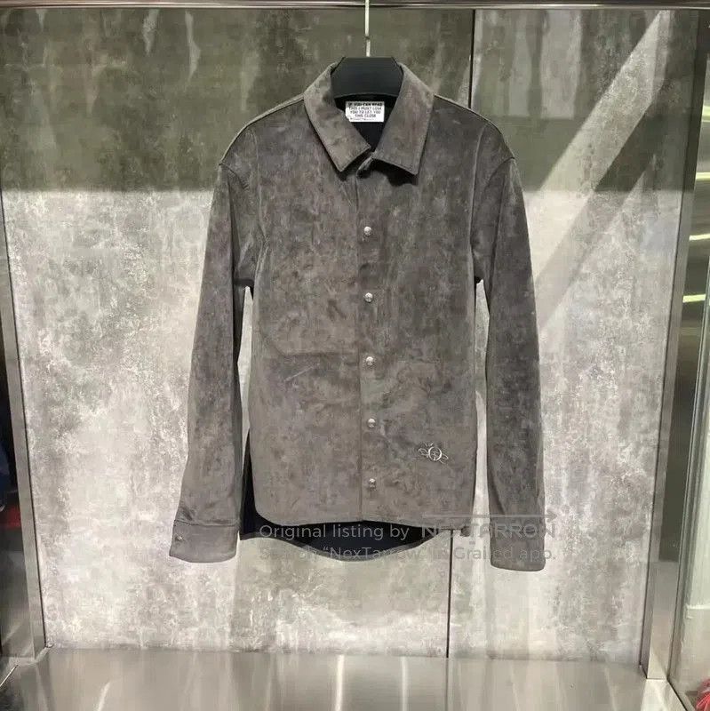 Dior Dior Gray Cotton Men's Outerwear Jacket . Size US L / EU 52-54 / 3 - 1 Thumbnail