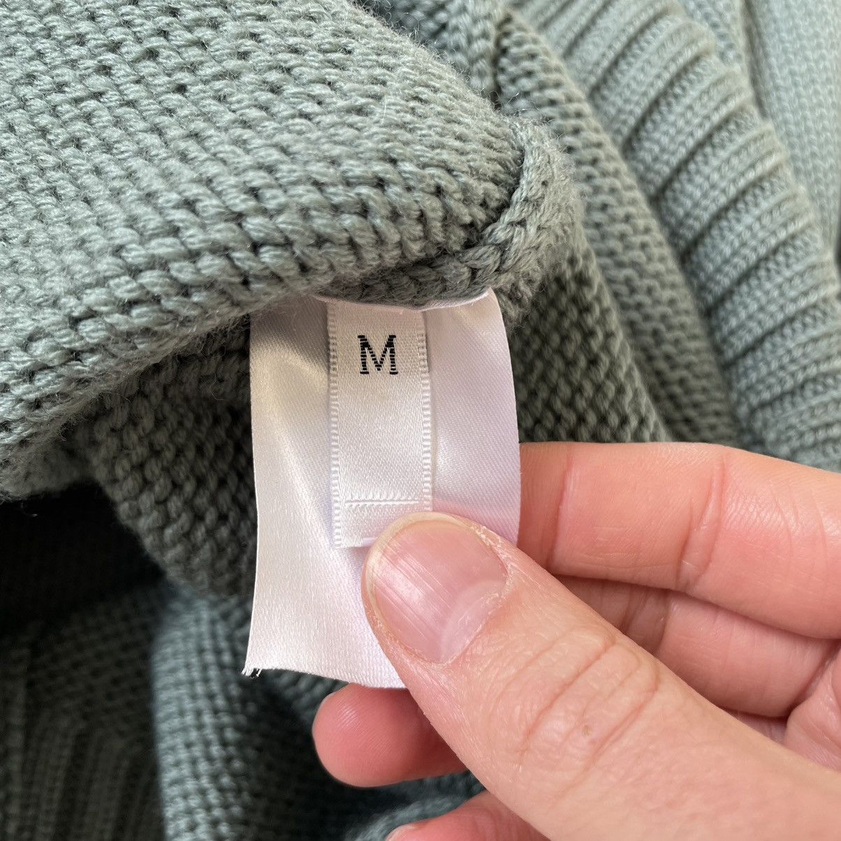 Craig Green Sample Sea Foam Green Wool Sweater Size US M / EU 48-50 / 2 - 10 Thumbnail