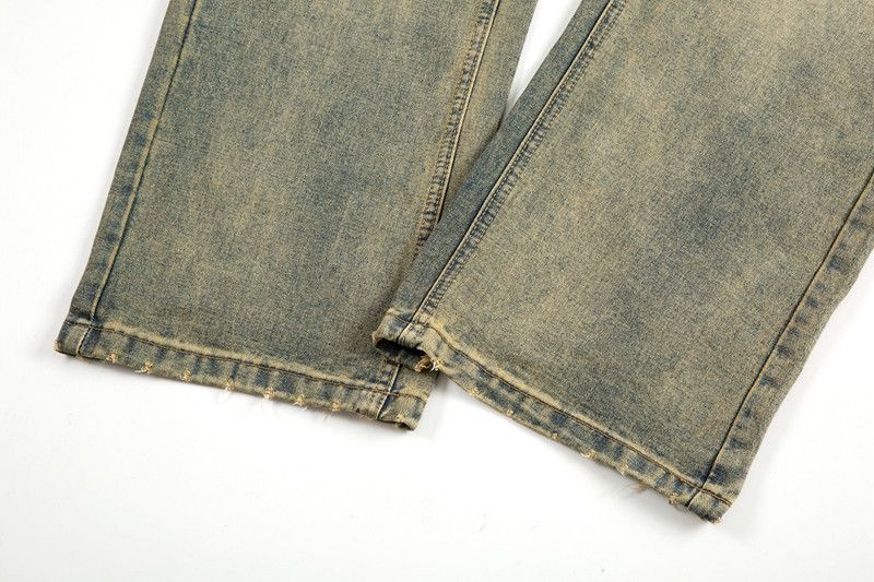 Vintage Oversized Split Deconstructed Wide Jeans