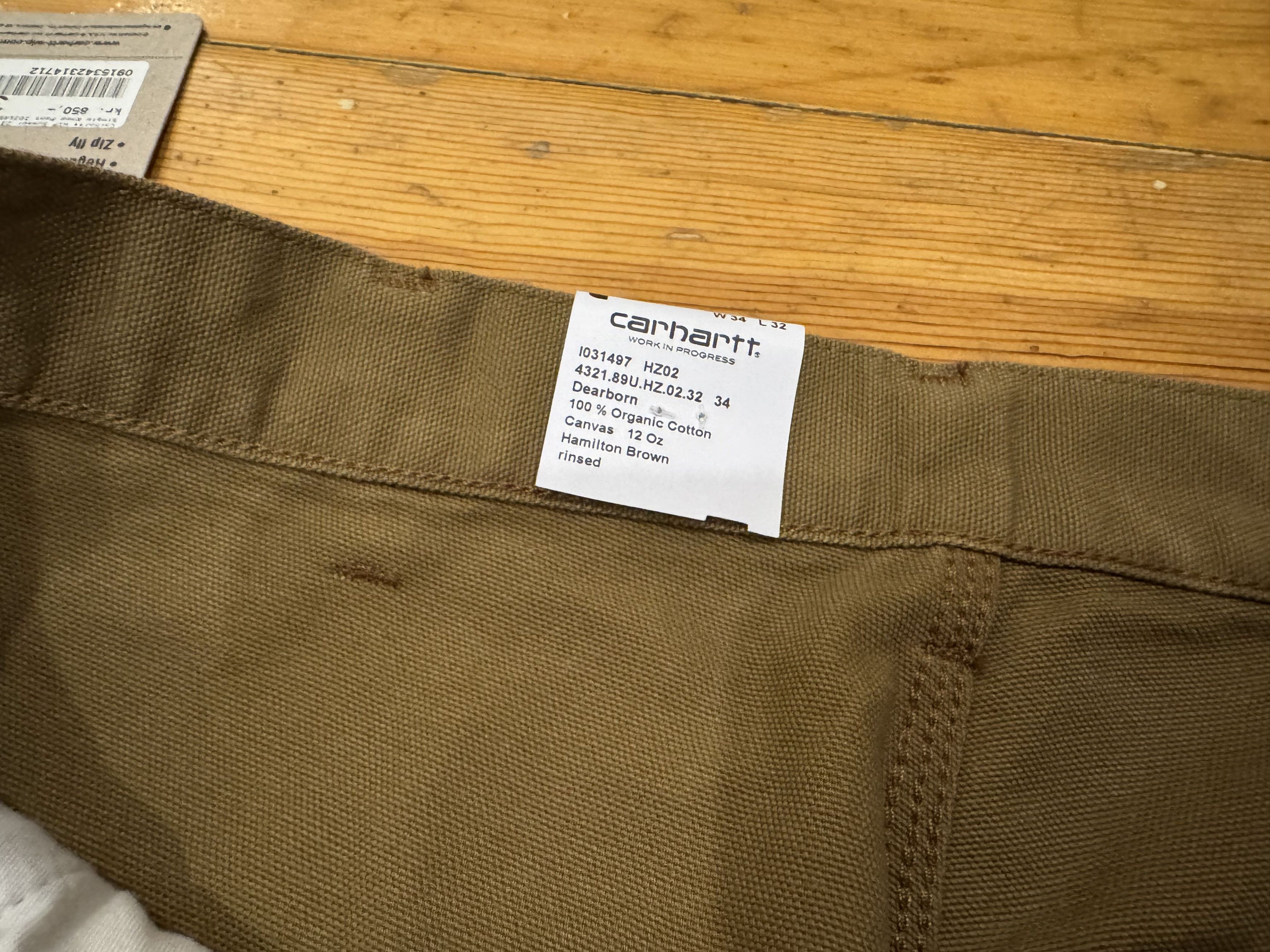 Carhartt Wip Carhartt WIP Single Knee Pant Hamilton Brown sz. 34x32 Size US 34 / EU 50 - 4 Thumbnail