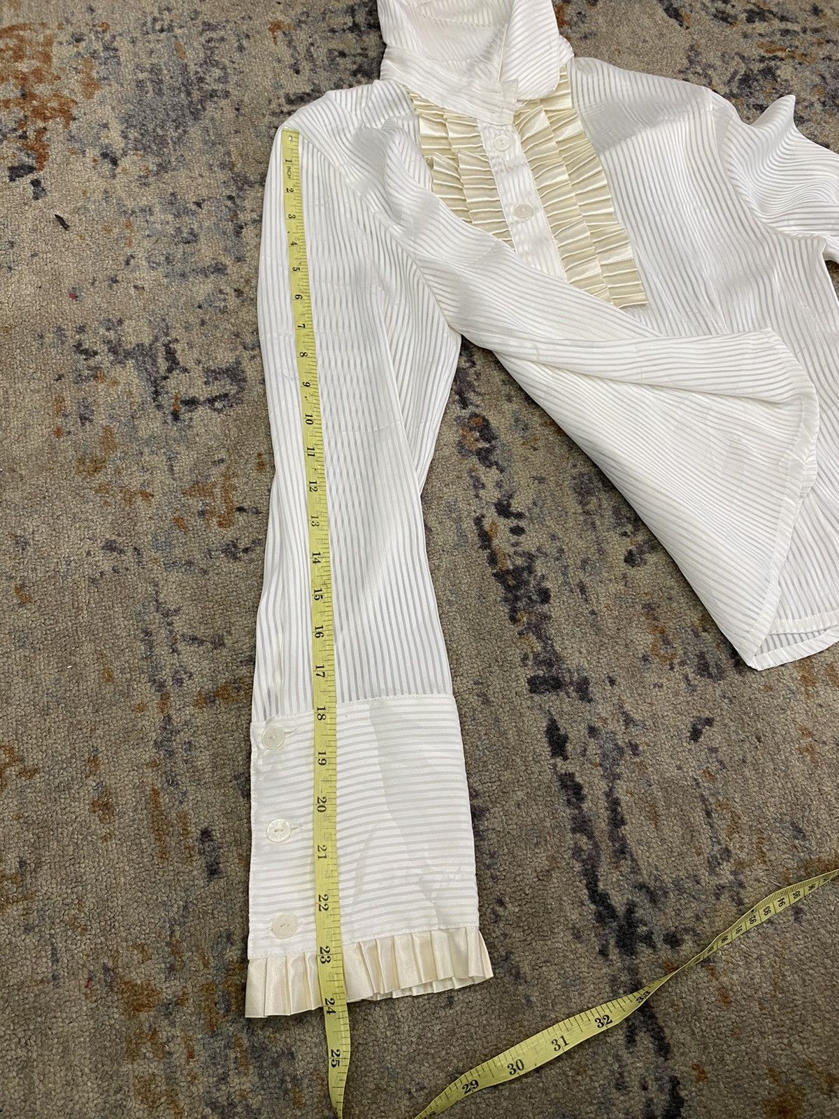 If Six Was Nine × Japanese Brand ISSEY MIYAKE YOHJI STYLE blouses alice & the pirates Size S / US 4 / IT 40 - 9 Thumbnail