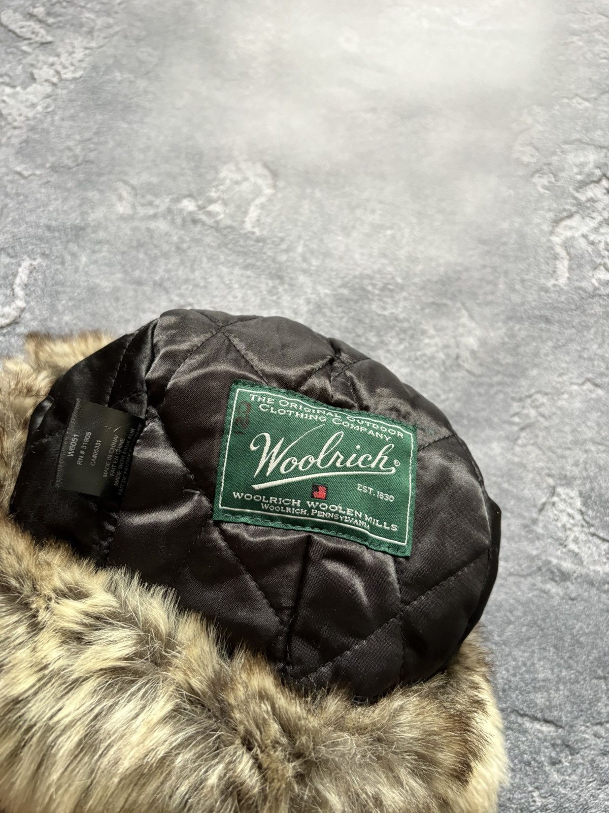 Woolrich Woolen Mills Crazy Vintage Woolrich Y2K Faux Fur Ushanka Hat Rare Size ONE SIZE - 7 Thumbnail