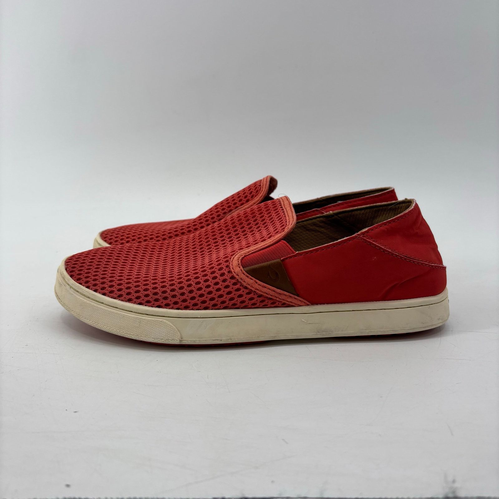 Olukai Olukai Womens Size 7.5 Pehuea Slip On Sneakers Coral Casual Size US 7.5 / IT 37.5 - 9 Thumbnail