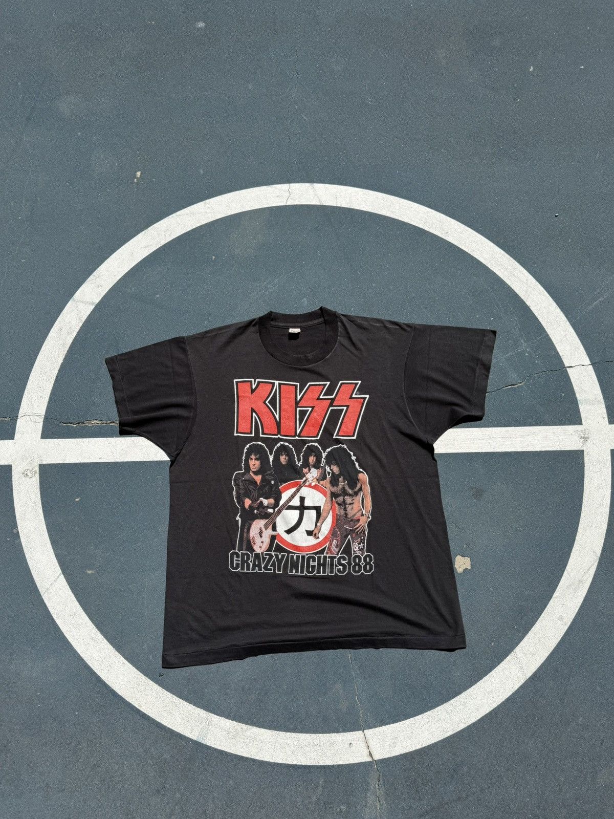Vintage Vintage 1988 KISS Crazy Nights World Tour Size US XL / EU 56 / 4 - 1 Thumbnail