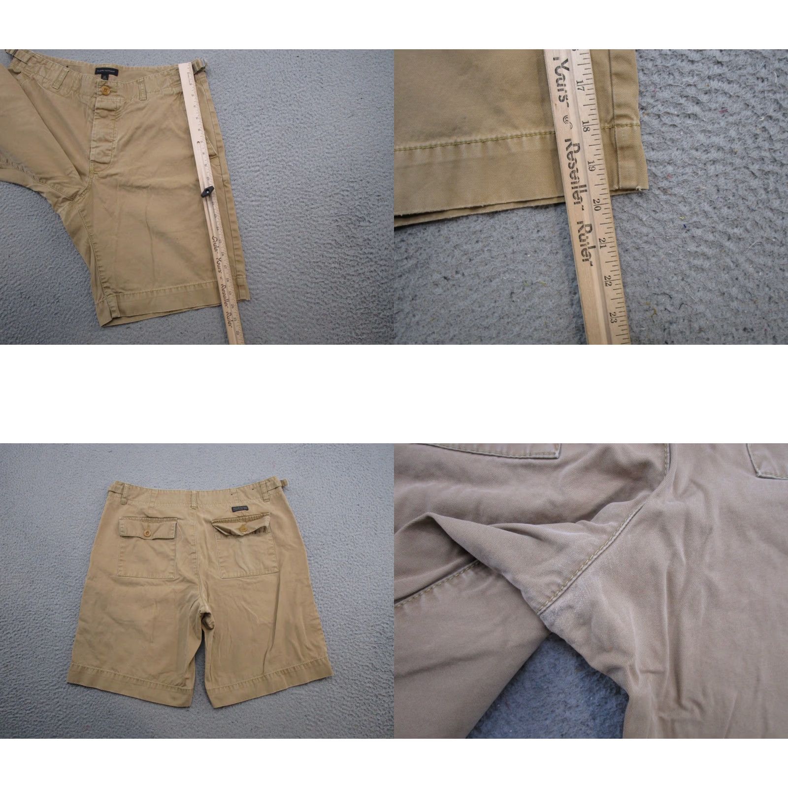 Banana Republic Vtg Banana Republic Cargo Shorts Mens Size 33 Hiking Beige Tan Outdoors Bermuda Cargo Shorts Mens 33 Beige Size US 33 - 8 Thumbnail