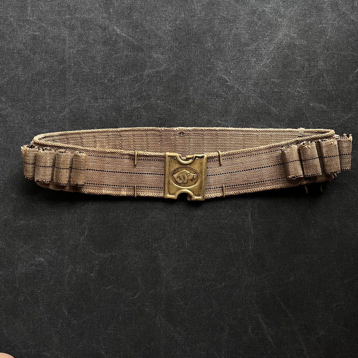 Other Anson Mills USA 1881 military cartridge belt Size ONE SIZE - 3 Thumbnail