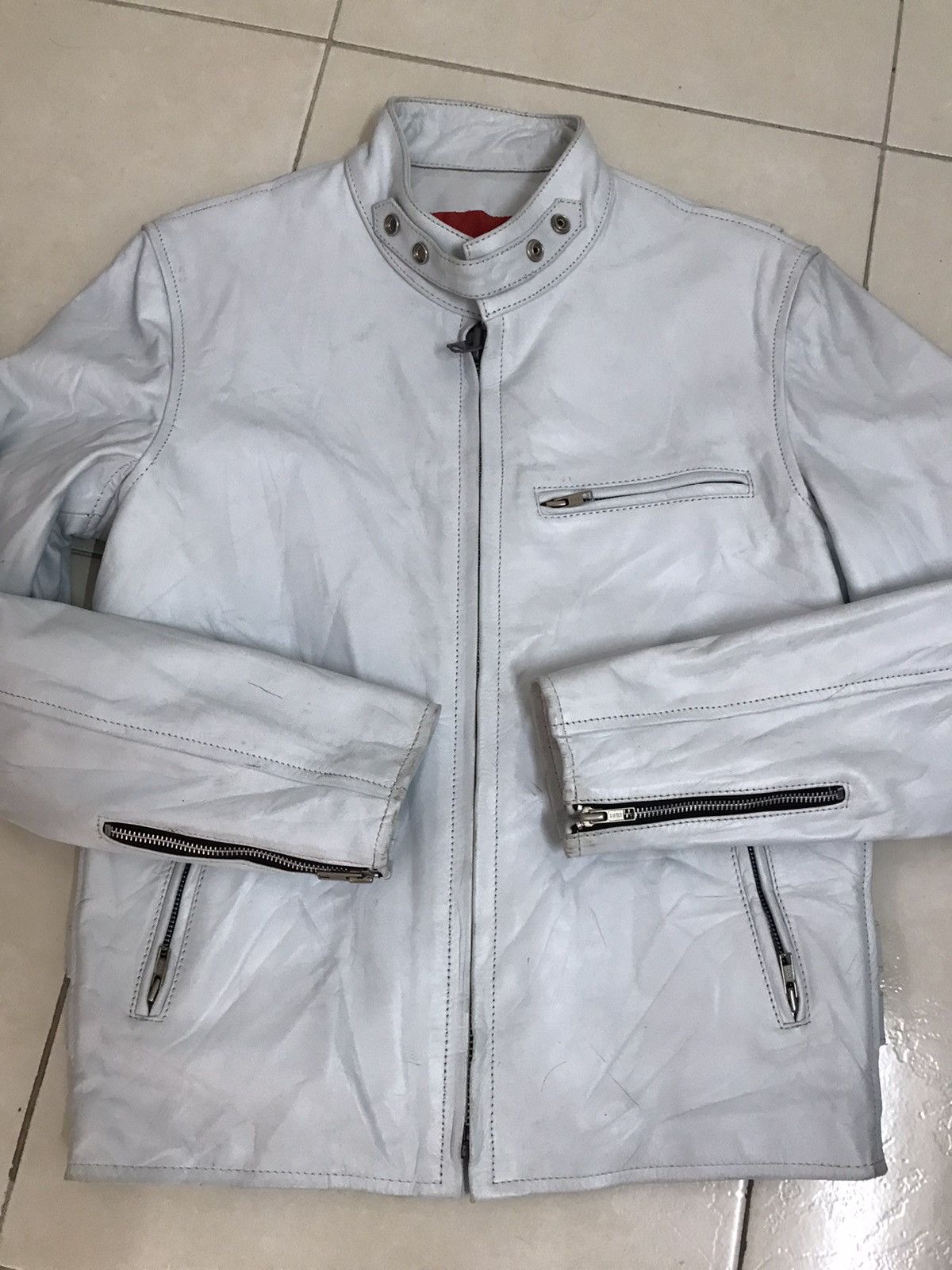 Vintage Vintage Horn Works Caferacer Leather jacket Size US M / EU 48-50 / 2 - 6 Thumbnail