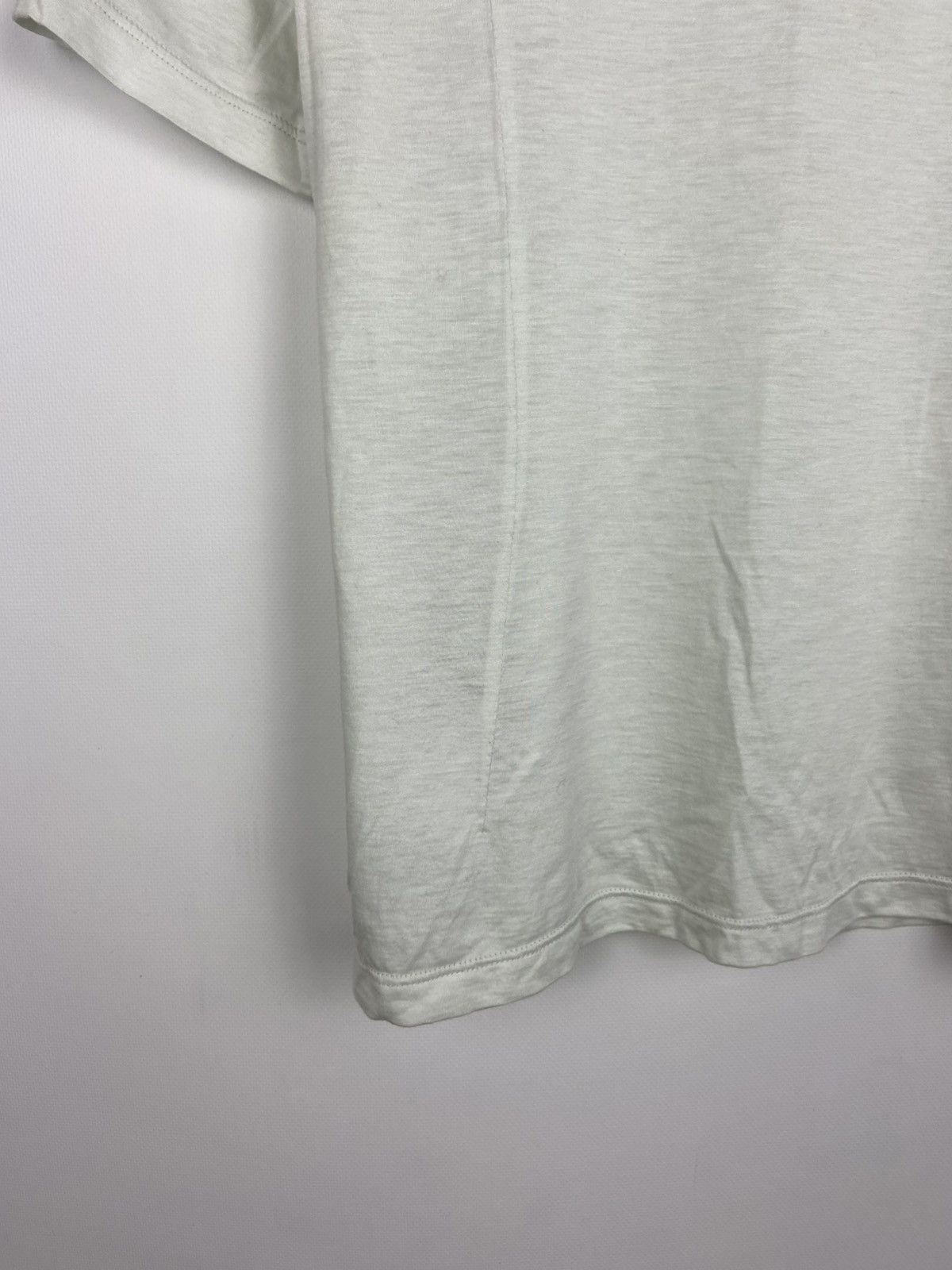 Jil Sander Jil Sander Women's Cream Crew Neck T-Shirt Sz S Size S / US 4 / IT 40 - 16 Thumbnail