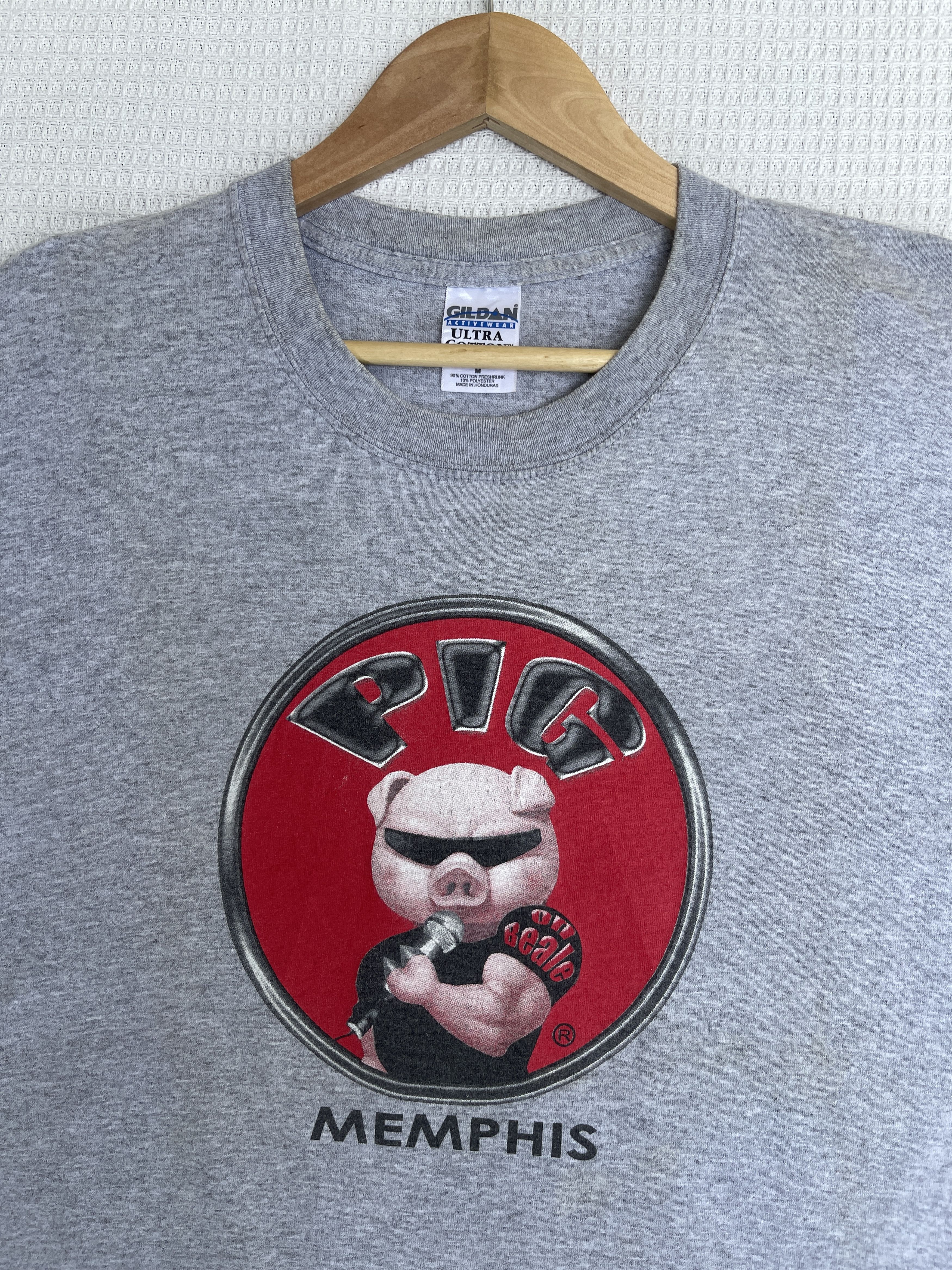 Vintage Last Drop🔥Rare🔥Vtg Humor PIG Pork With An Attitude T-Shirt Size US M / EU 48-50 / 2 - 9 Thumbnail