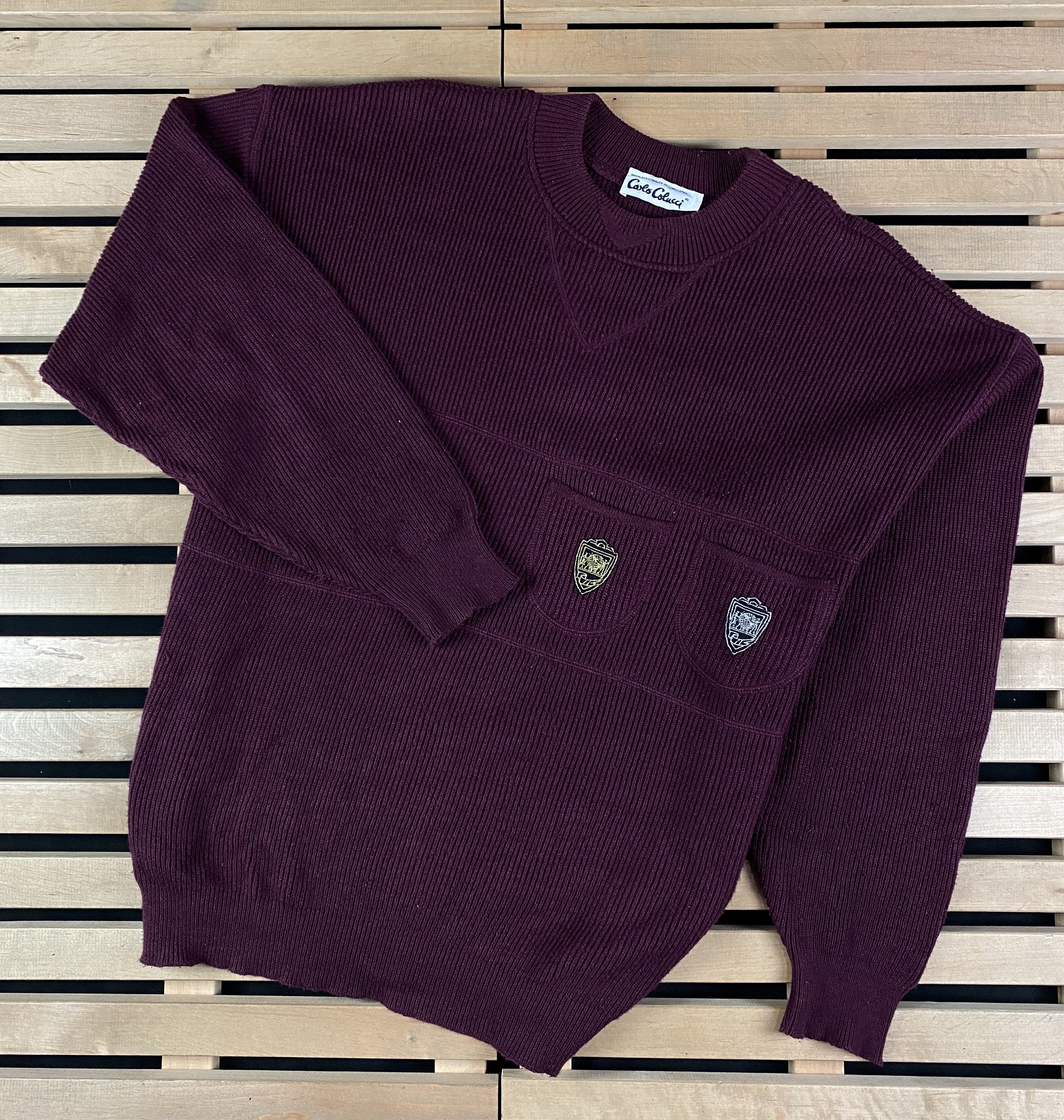 Carlo Colucci Mens Vintage Jumper Sweaters Pullover Carlo Colucci Size 54 Size US XL / EU 56 / 4 - 1 Thumbnail