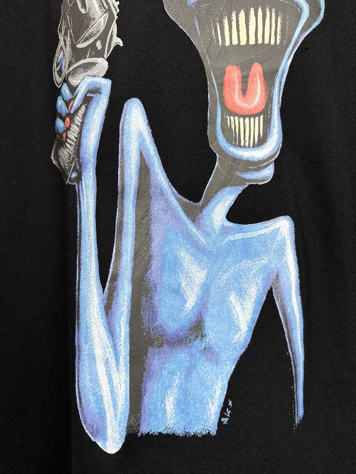 Band Tees The Offspring Alien Blue style Men Black L long sleeve shirt Size US L / EU 52-54 / 3 - 8 Thumbnail