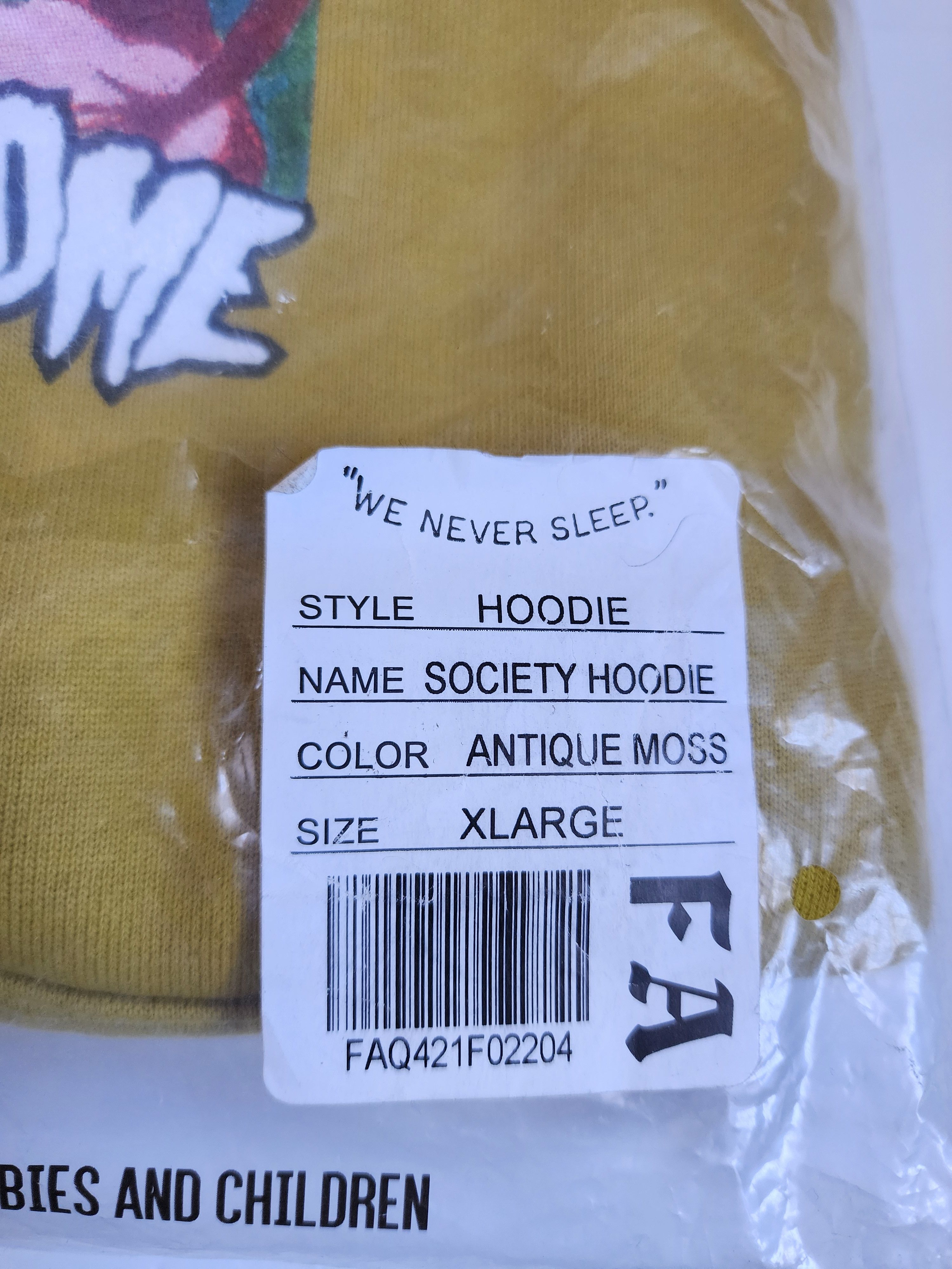 Fucking Awesome Society Hoodie Size US XL / EU 56 / 4 - 9 Thumbnail