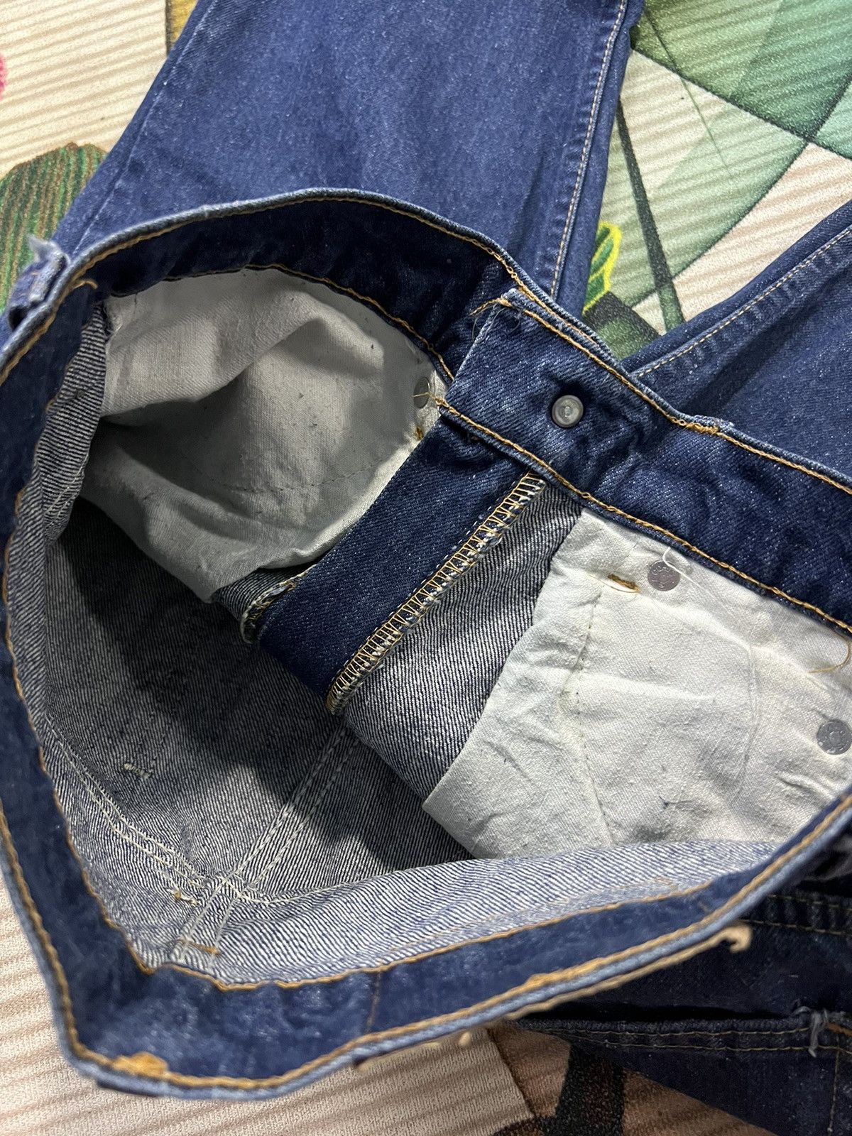 Levi's × Levi's Made & Crafted × Levi's Vintage Clothing FLARE💥VINTAGE 80’s LEVIS 517 ORANGE TAG BUTTON #8 Size US 28 / EU 44 - 9 Thumbnail