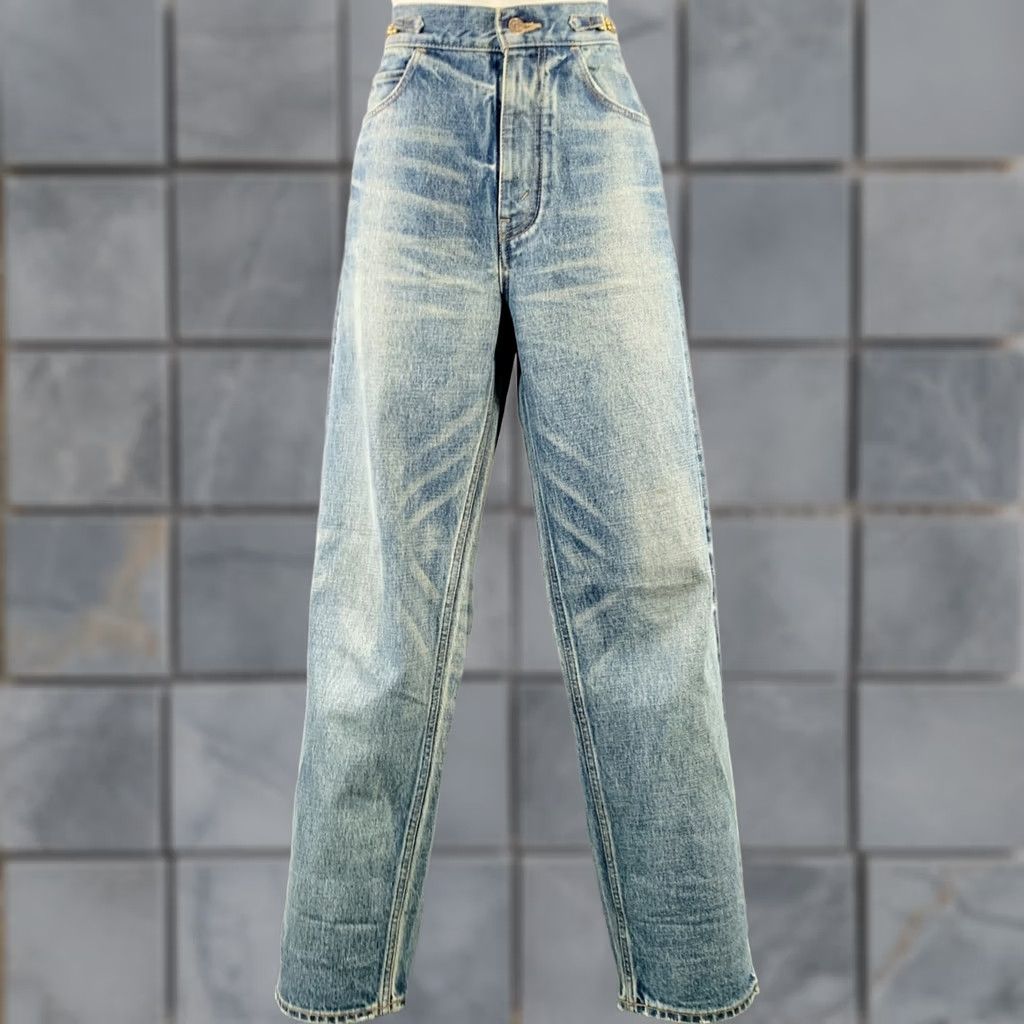 Celine VINTAGE CELINE Jeans Blue Denim Zip Fly 29 Women Adult Regular Size 29 Jeans Zip Fly Blue Celine Size 29" - 1 Thumbnail
