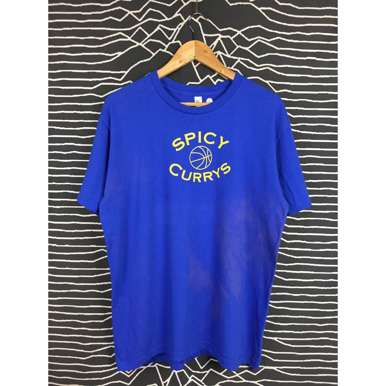American Apparel Spicy Currys Hoopfest 2017 Steph Curry Basketball Parody Tee Size US L / EU 52-54 / 3 - 1 Thumbnail