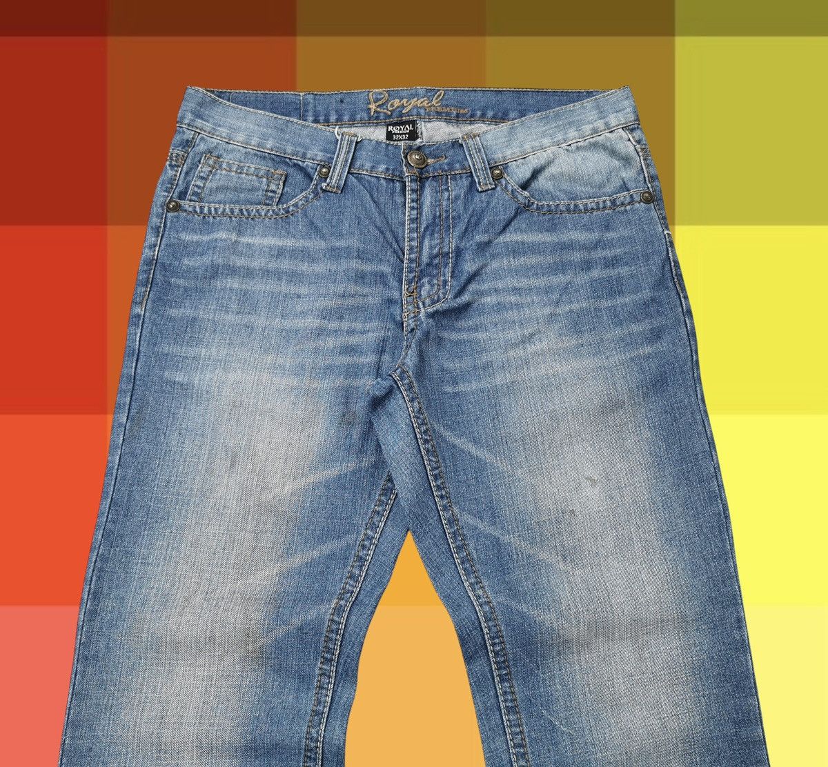Vintage Royal Premium Y2K Flare Denim Size US 34 / EU 50 - 9 Thumbnail