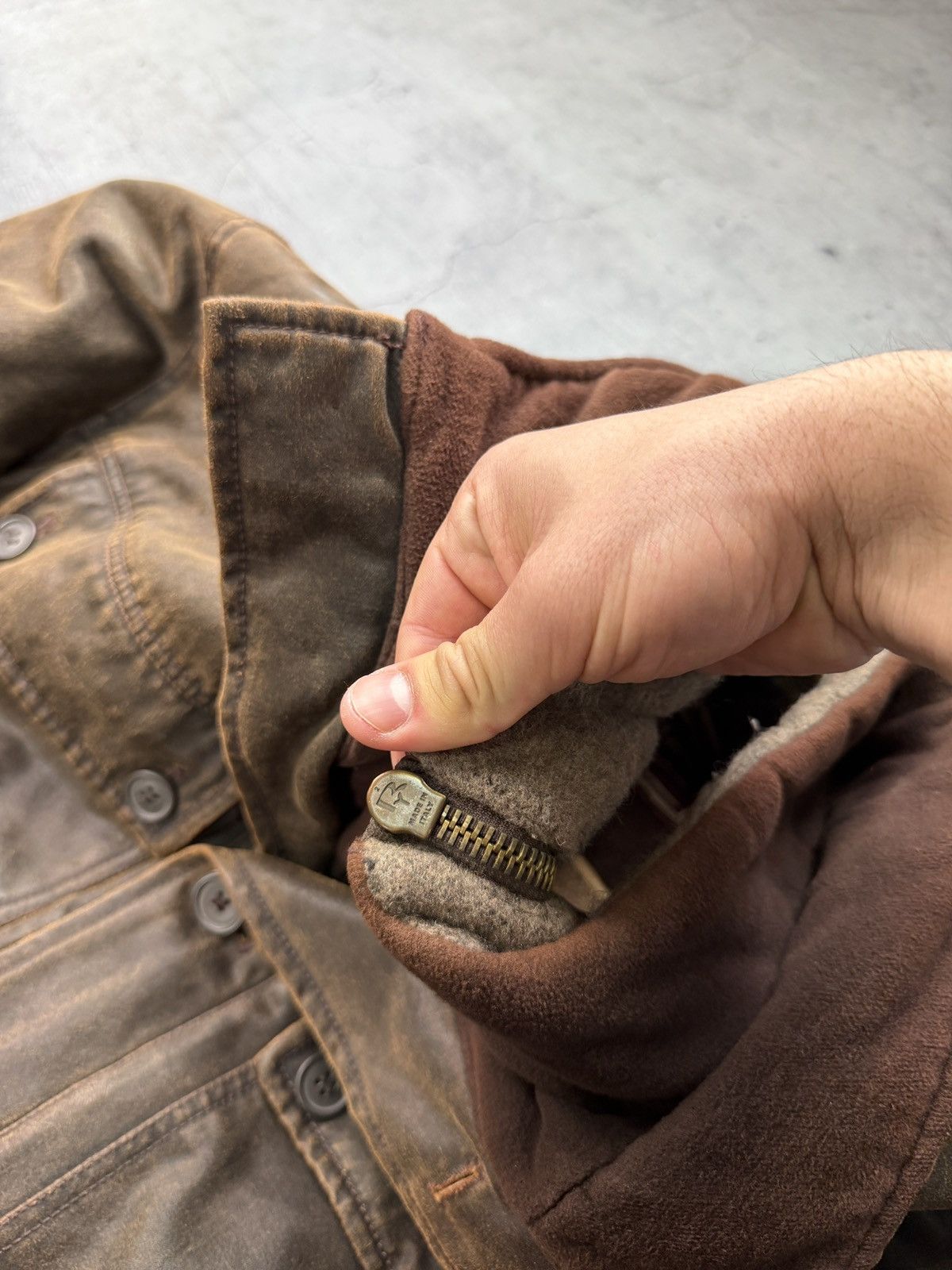 Marlboro Vintage Marlboro Classics Brown Jacket Made Italy Coat Size US XXL / EU 58 / 5 - 8 Thumbnail