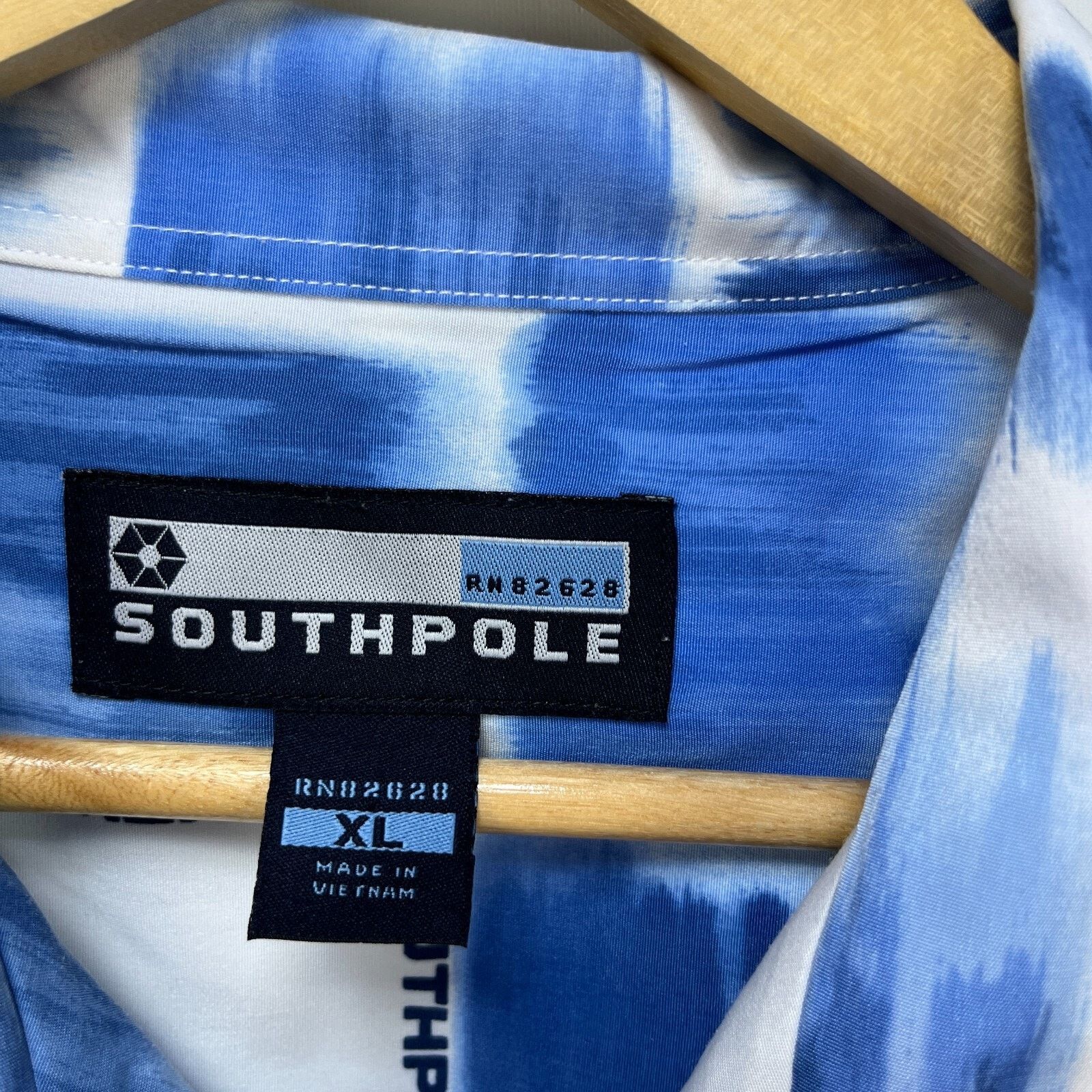 Southpole × Vintage Vintage Southpole Y2K Button-UpShirt XL Baggy Skater Hip Hop Size US XL / EU 56 / 4 - 4 Thumbnail