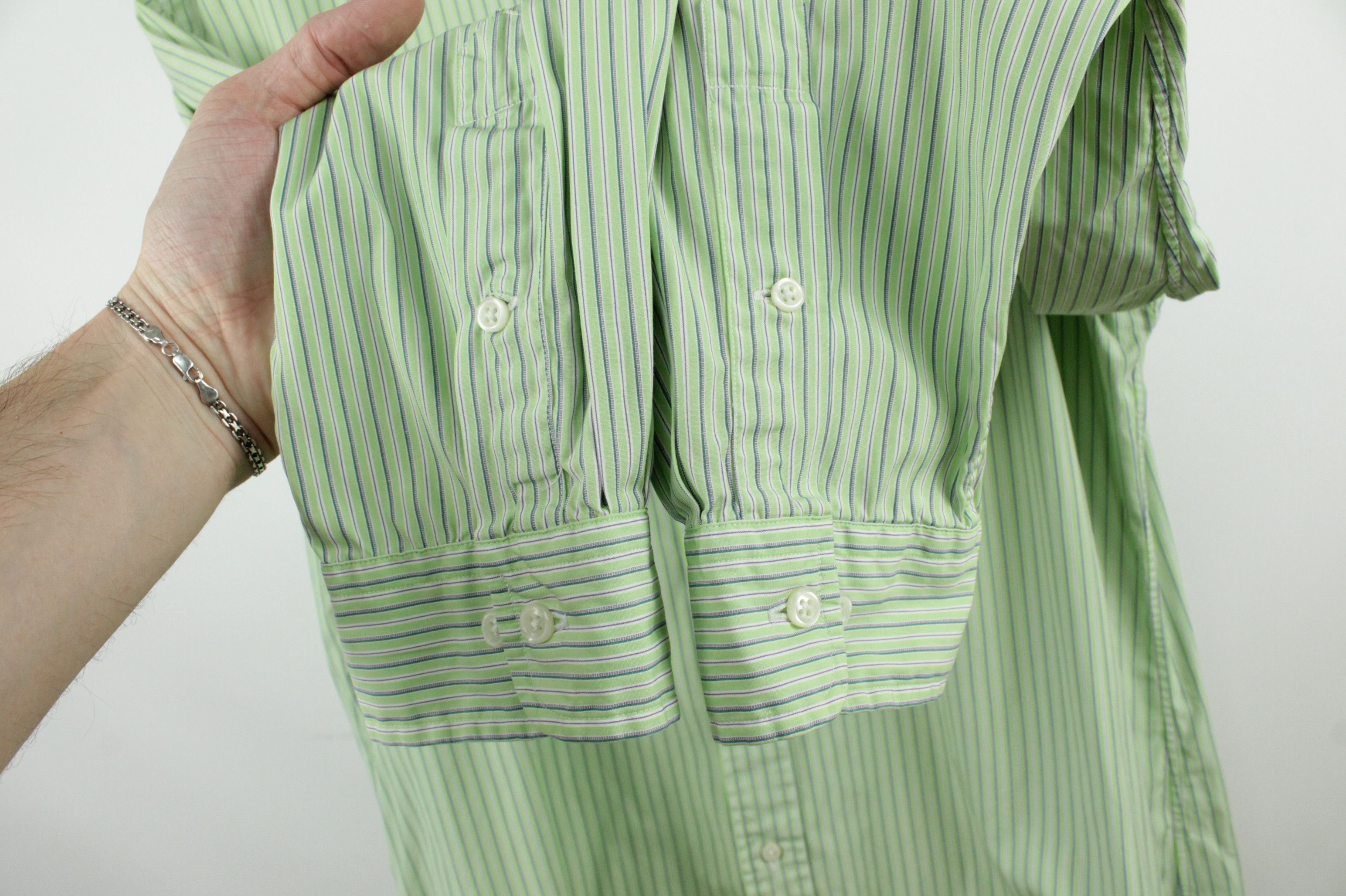 Polo Ralph Lauren Vintage Polo Ralph Lauren Striped Formal Shirt Size US XL / EU 56 / 4 - 5 Thumbnail
