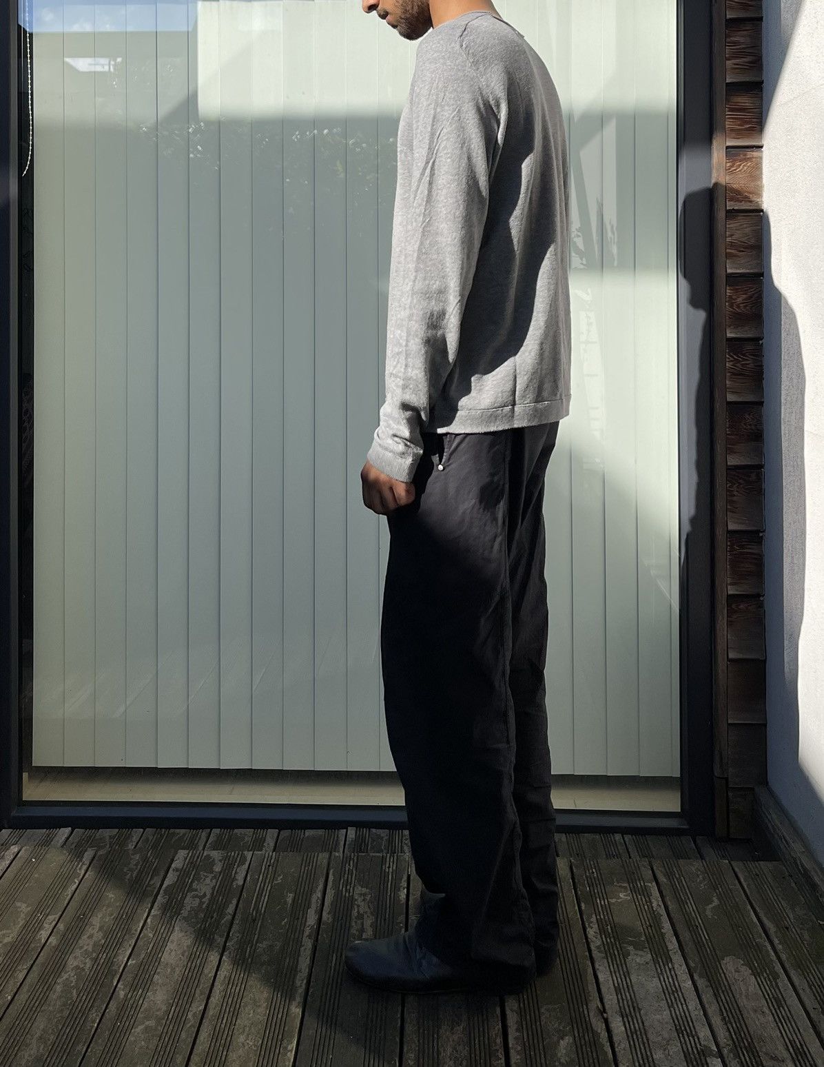 Maison Margiela Maison Margiela SS06 Saddle Shoulders Grey Sweatshirt Size US S / EU 44-46 / 1 - 5 Thumbnail