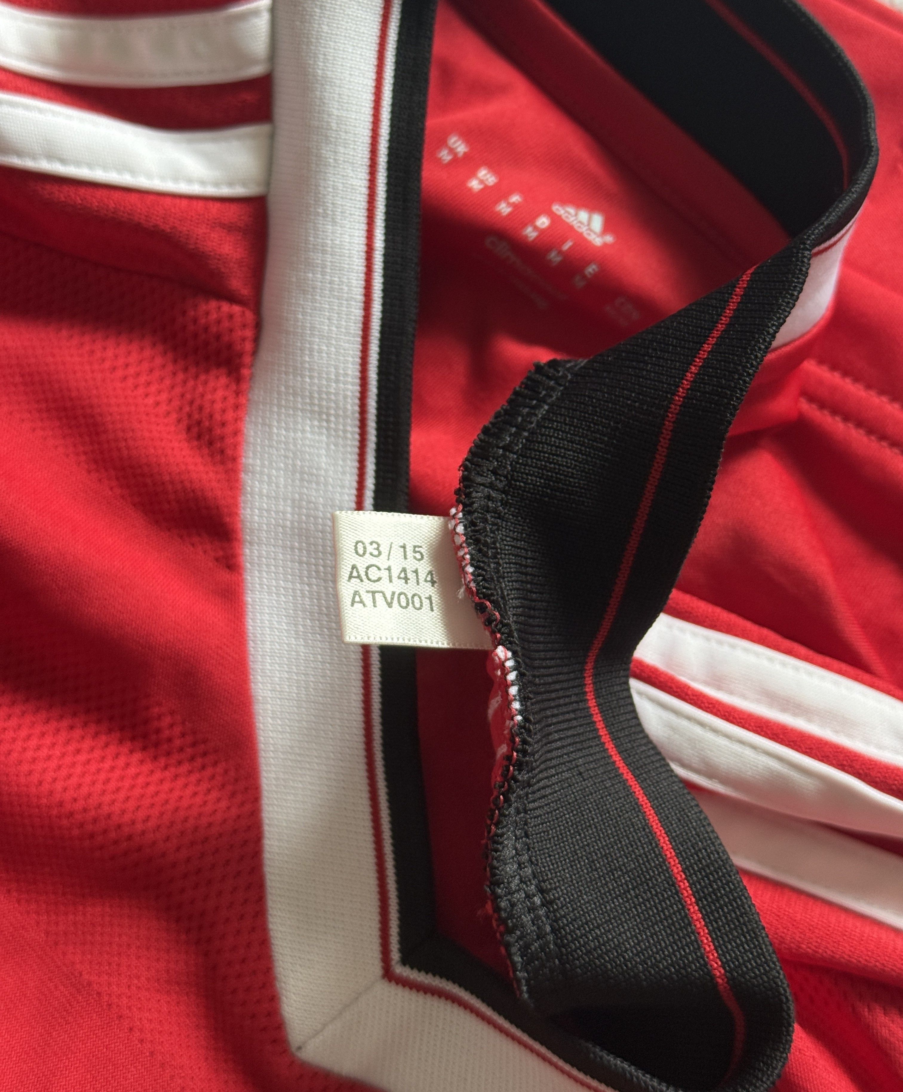 Adidas Manchester United 2015 2016 Shirt Jersey Soccer Football M Size US M / EU 48-50 / 2 - 4 Thumbnail