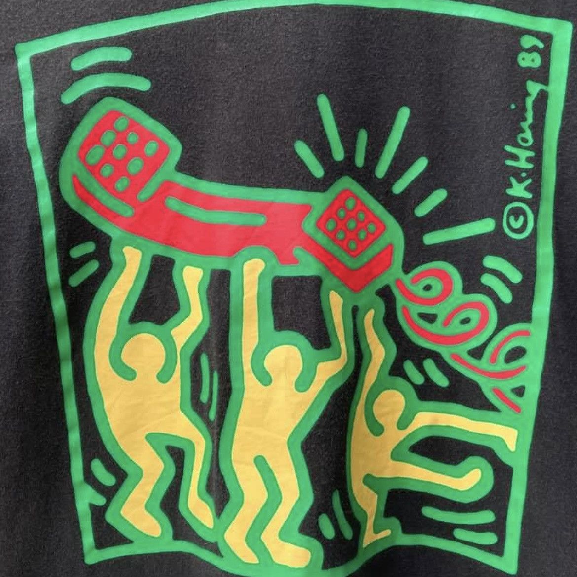 Keith Haring 🇯🇵 VINTAGE KEITH HARING POP ART TSHIRT Size US M / EU 48-50 / 2 - 4 Thumbnail
