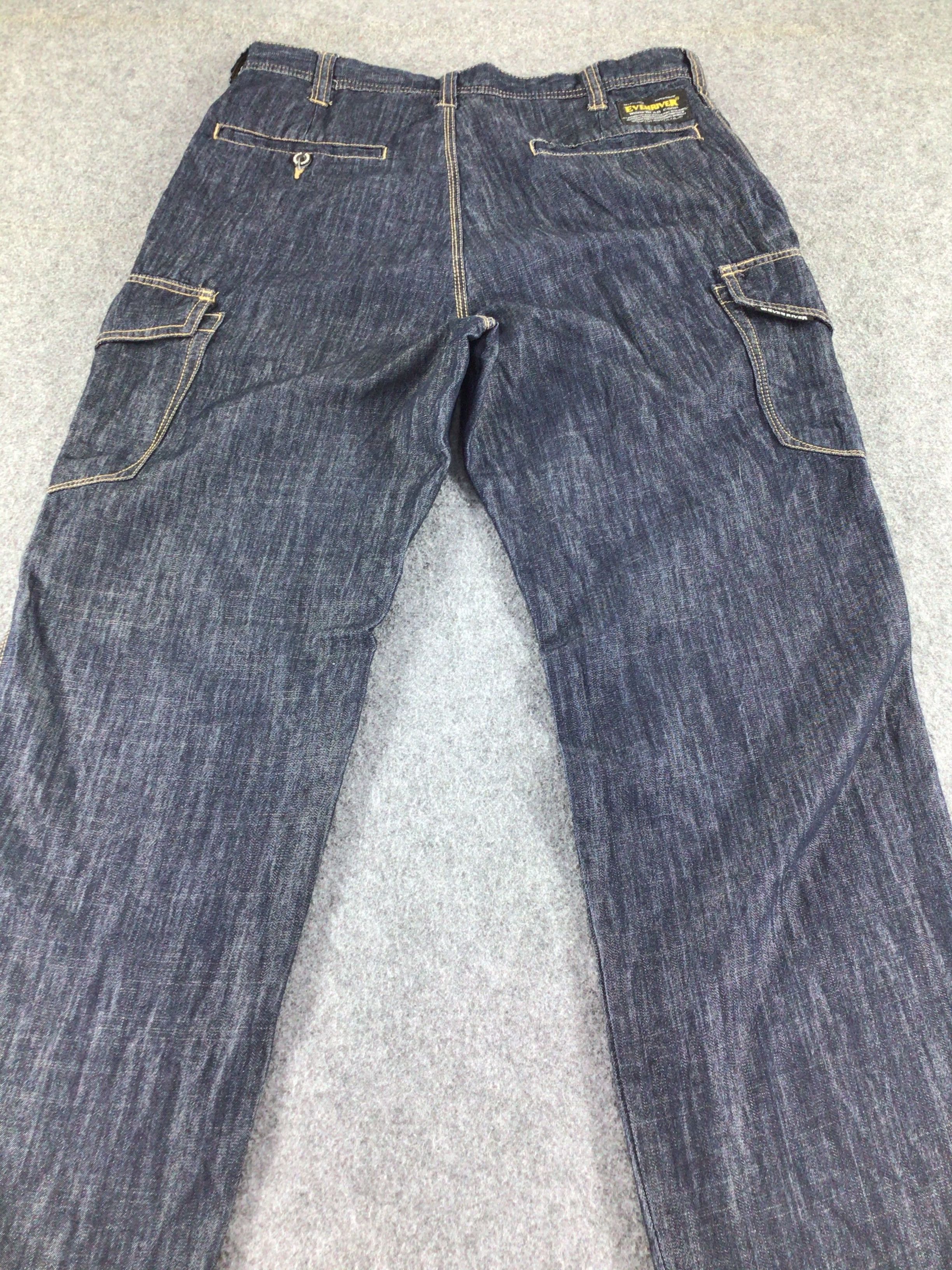 Japanese Brand Evenriver Denim Multi Pocket Denim Cargo Pant-J187 Size US 32 / EU 48 - 4 Thumbnail