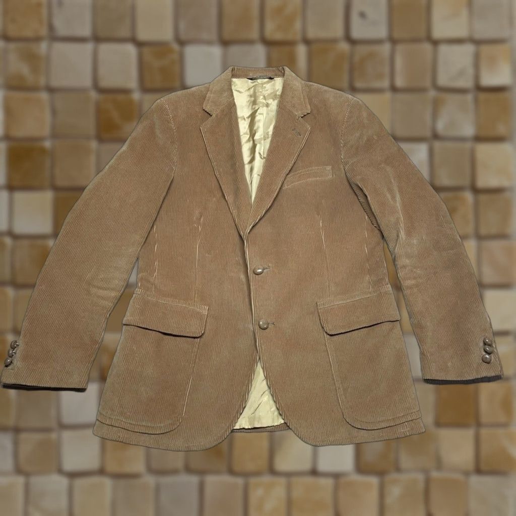 Vintage VINTAGE Mercury Men’s Corduroy Blazer Jacket 42 Regular Brown 1990s Mens Size 42R - 1 Thumbnail