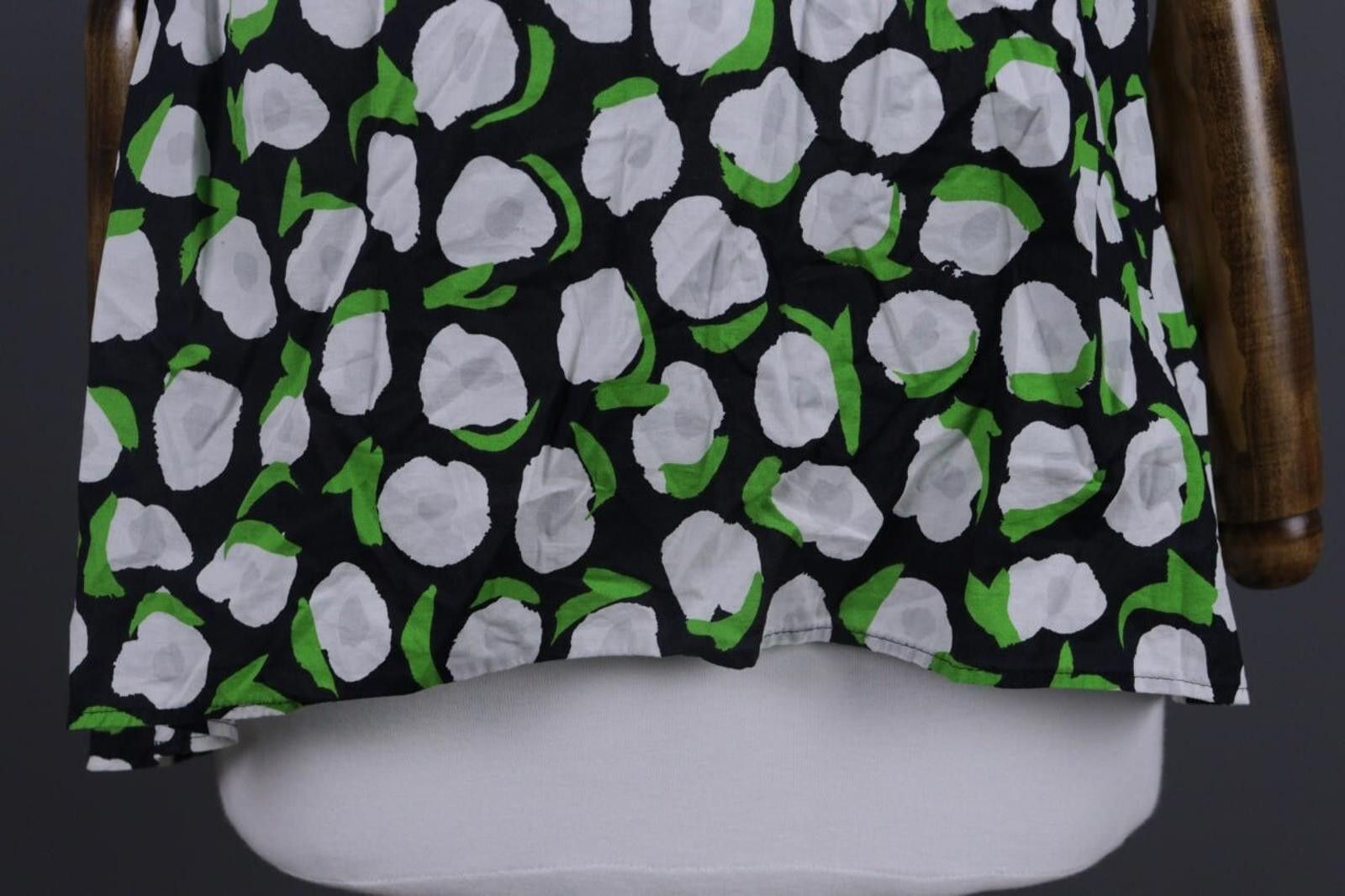 Marimekko Marimekko Black Floral Summer Blouse Shirt Size 34 Size M / US 6-8 / IT 42-44 - 7 Thumbnail